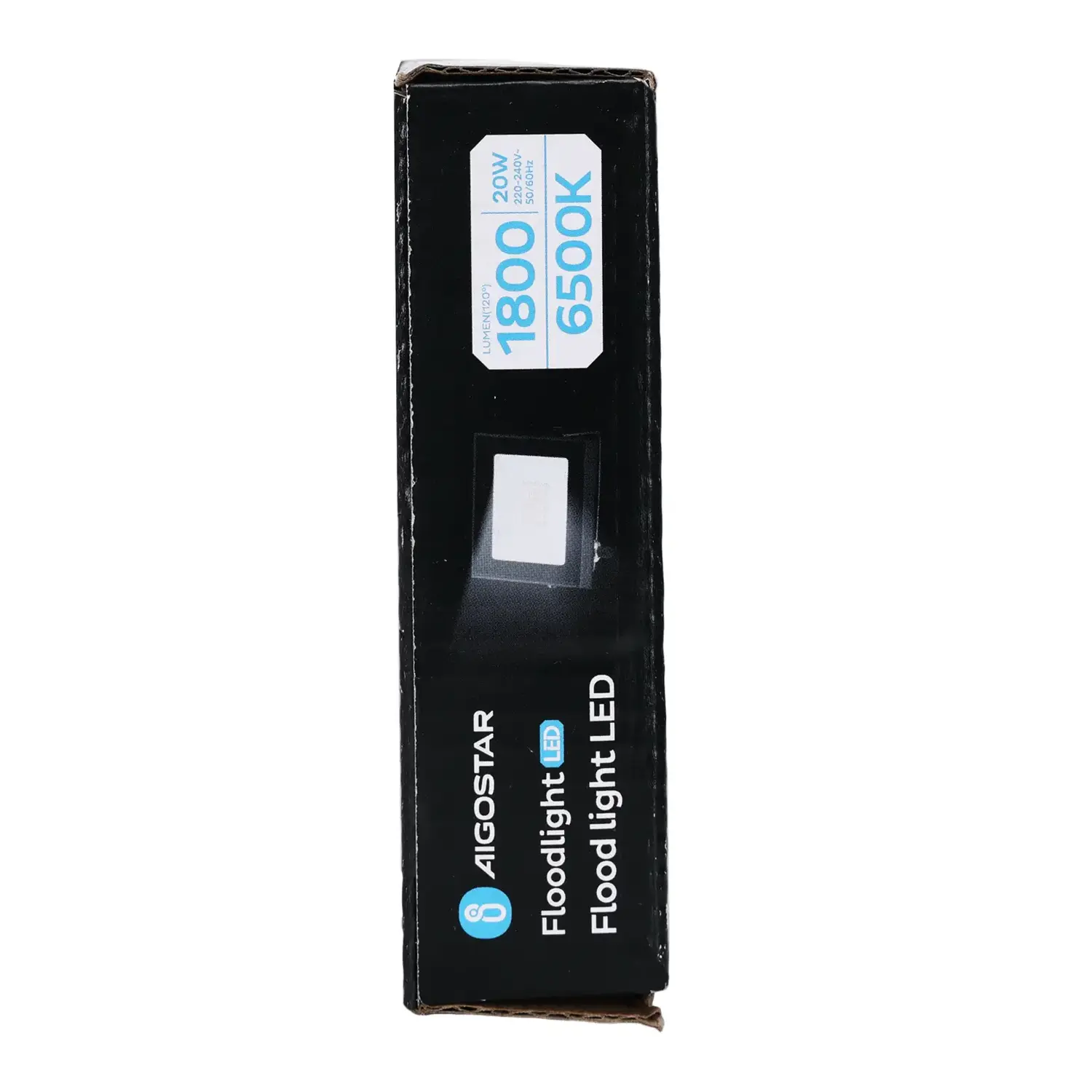 immagine faro led esterno stagno 20 watt 220-240 volt bianco freddo nero ip65