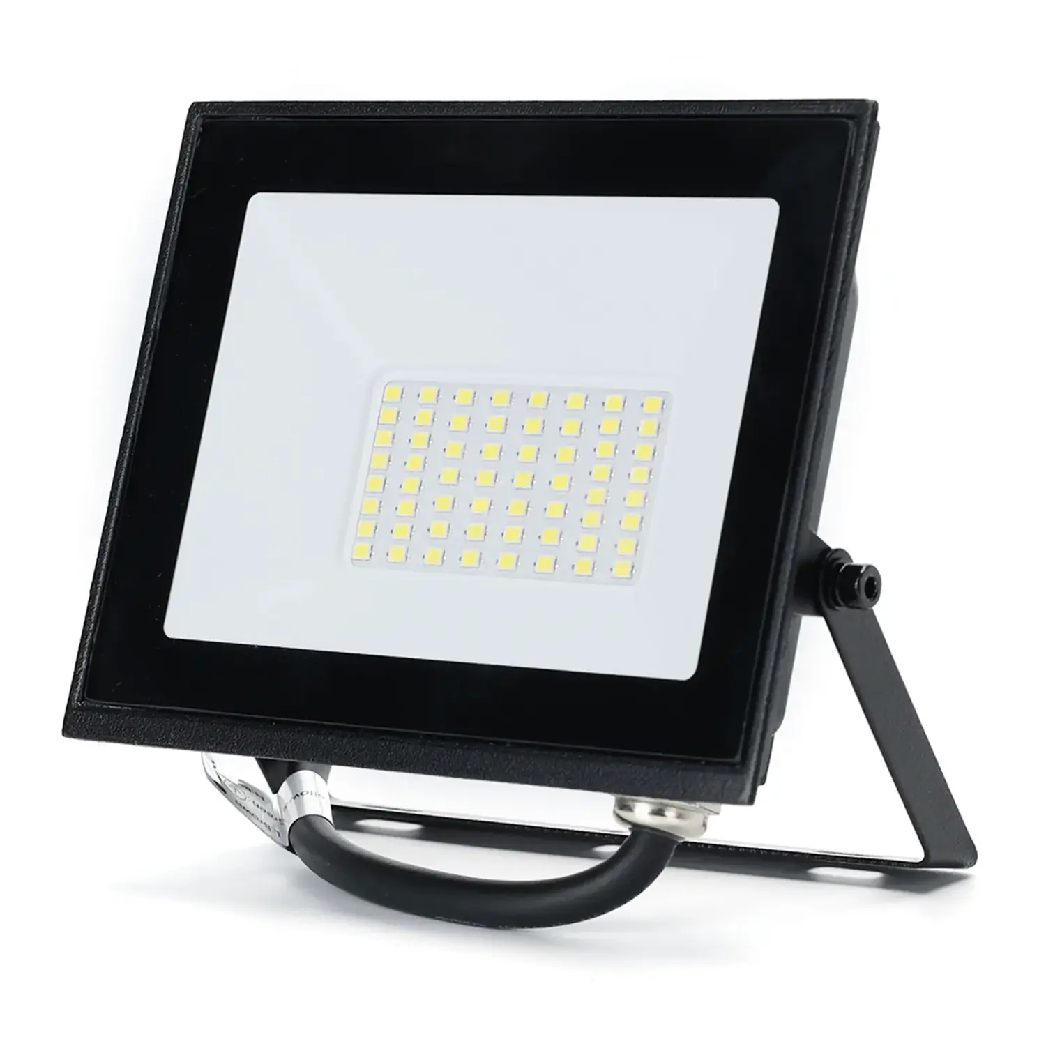 immagine del prodotto faro led esterno stagno 30 watt 220-240 volt bianco freddo nero ip65
