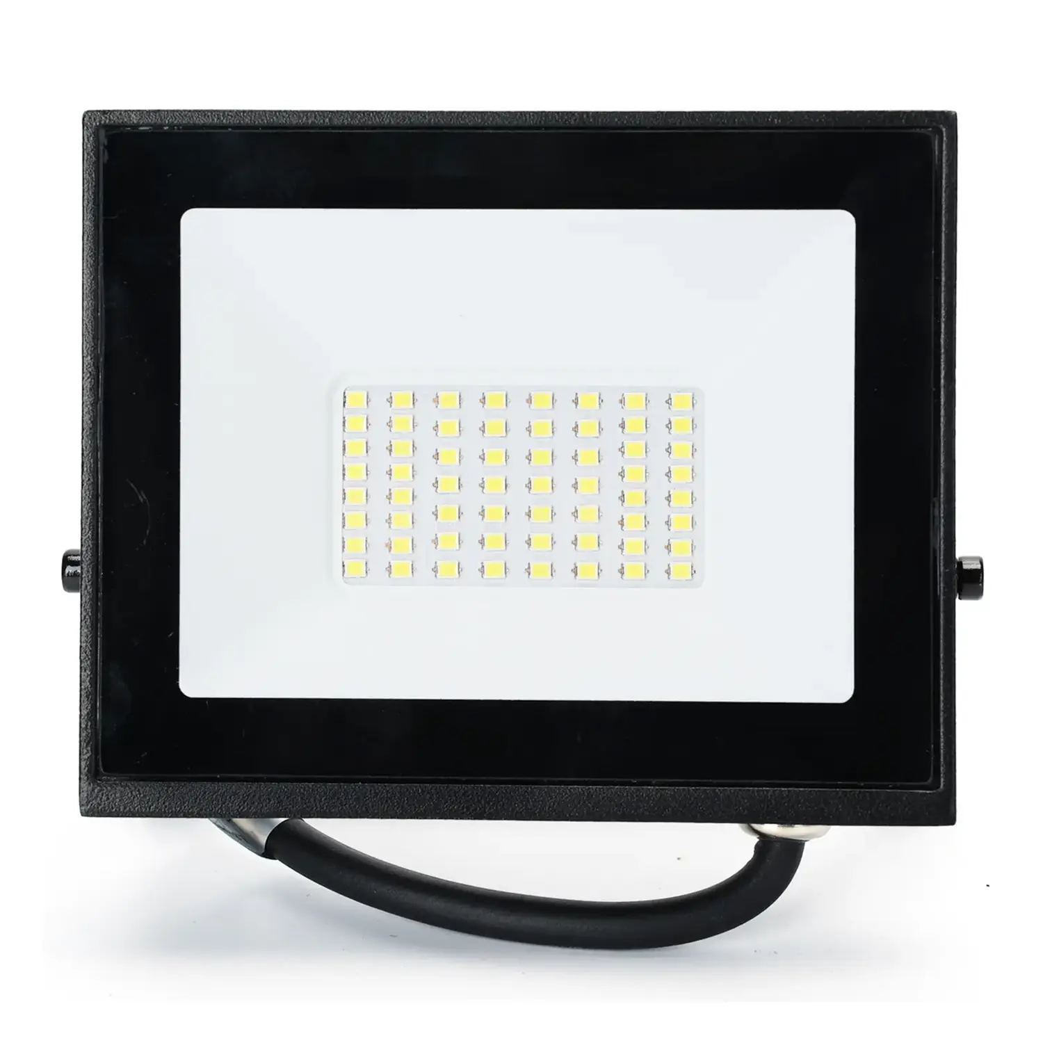 immagine faro led esterno stagno 30 watt 220-240 volt bianco freddo nero ip65