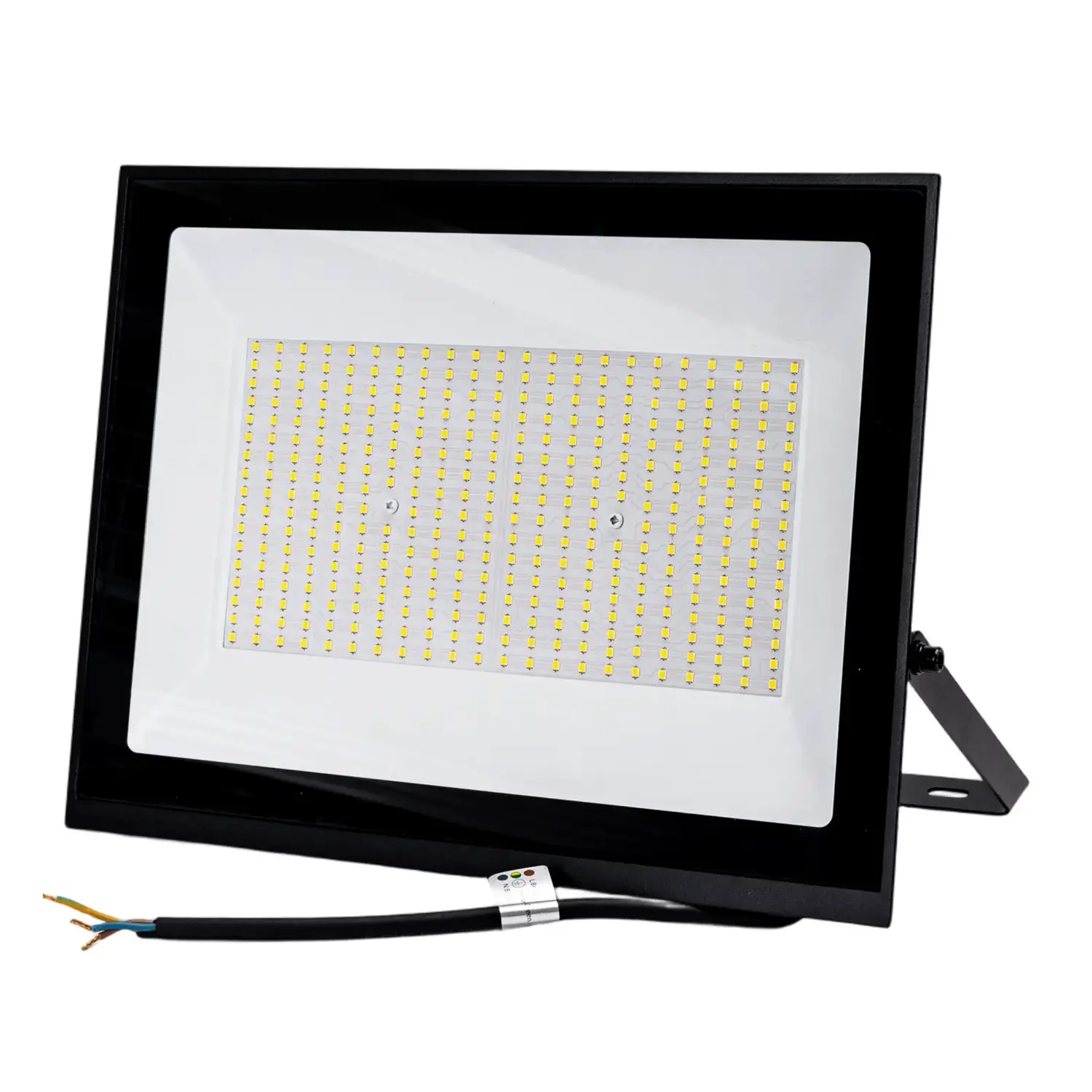 immagine del prodotto faro led esterno stagno 200 watt 220-240 volt bianco naturale nero ip65