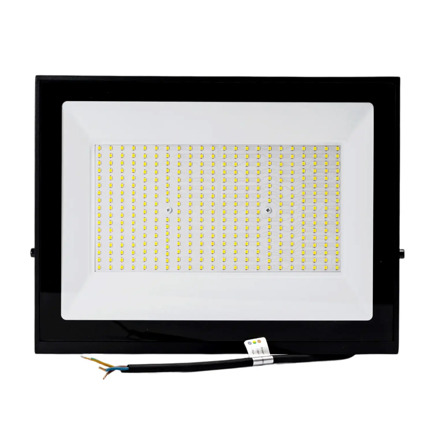 immagine faro led esterno stagno 200 watt 220-240 volt bianco naturale nero ip65