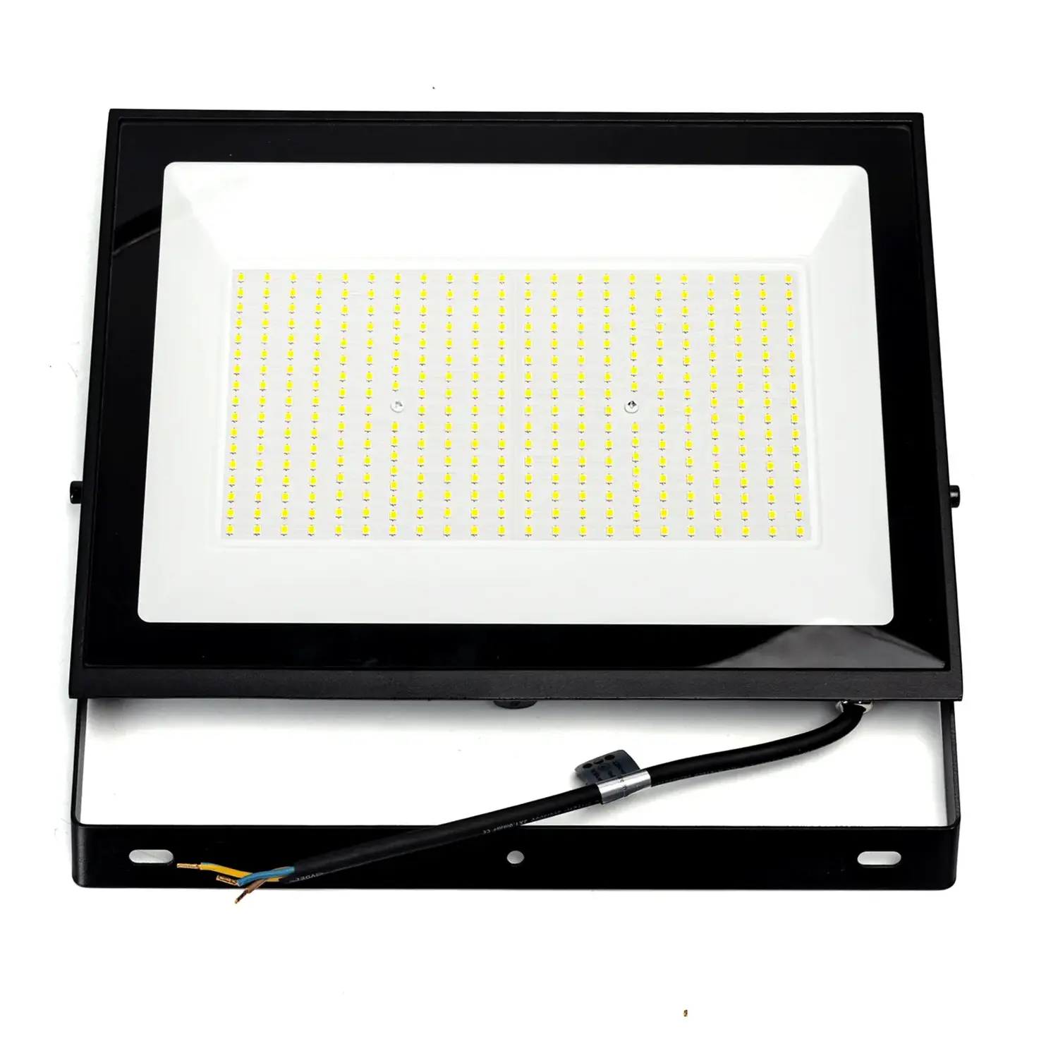 immagine faro led esterno stagno 200 watt 220-240 volt bianco naturale nero ip65