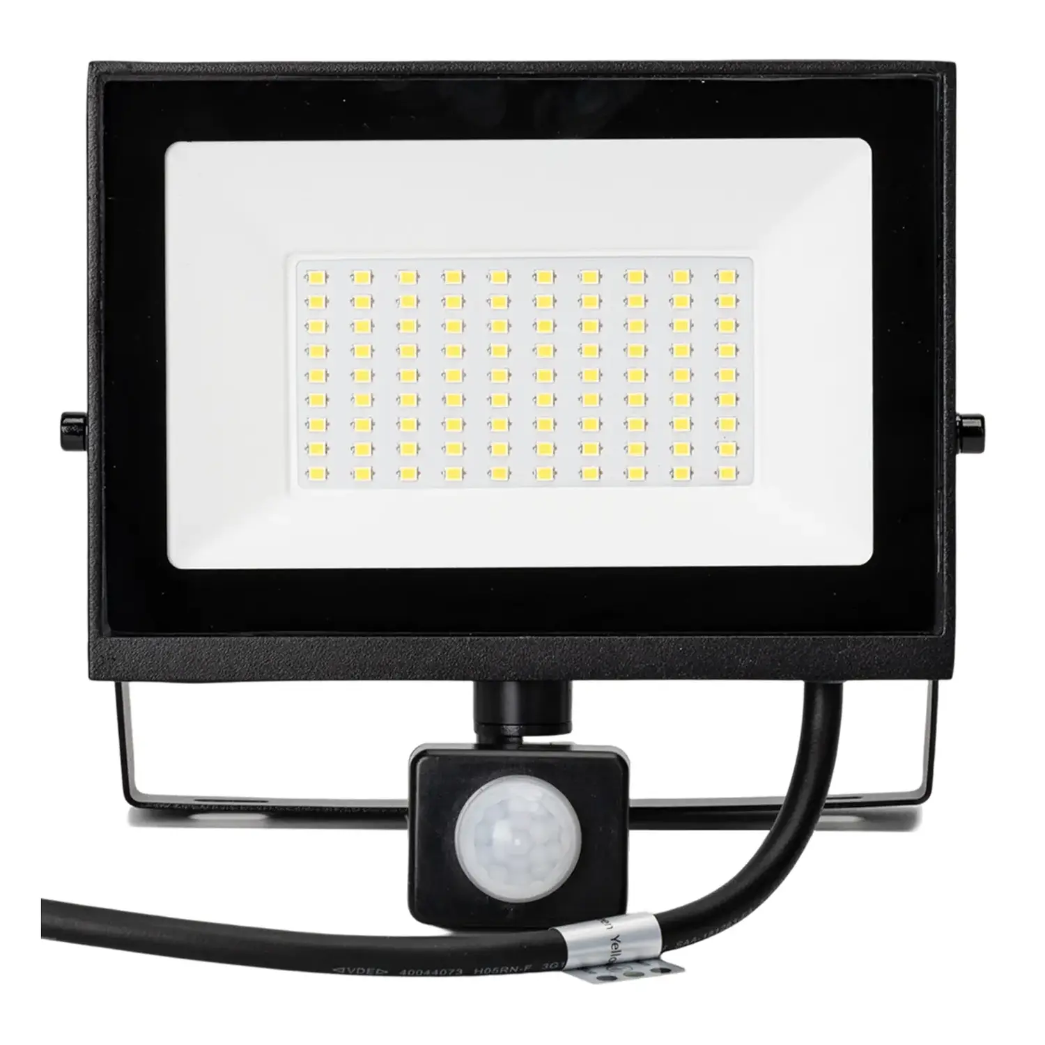 immagine Faro led sensore crepuscolare e di movimento 50 watt 220-240 volt bianco naturale nero