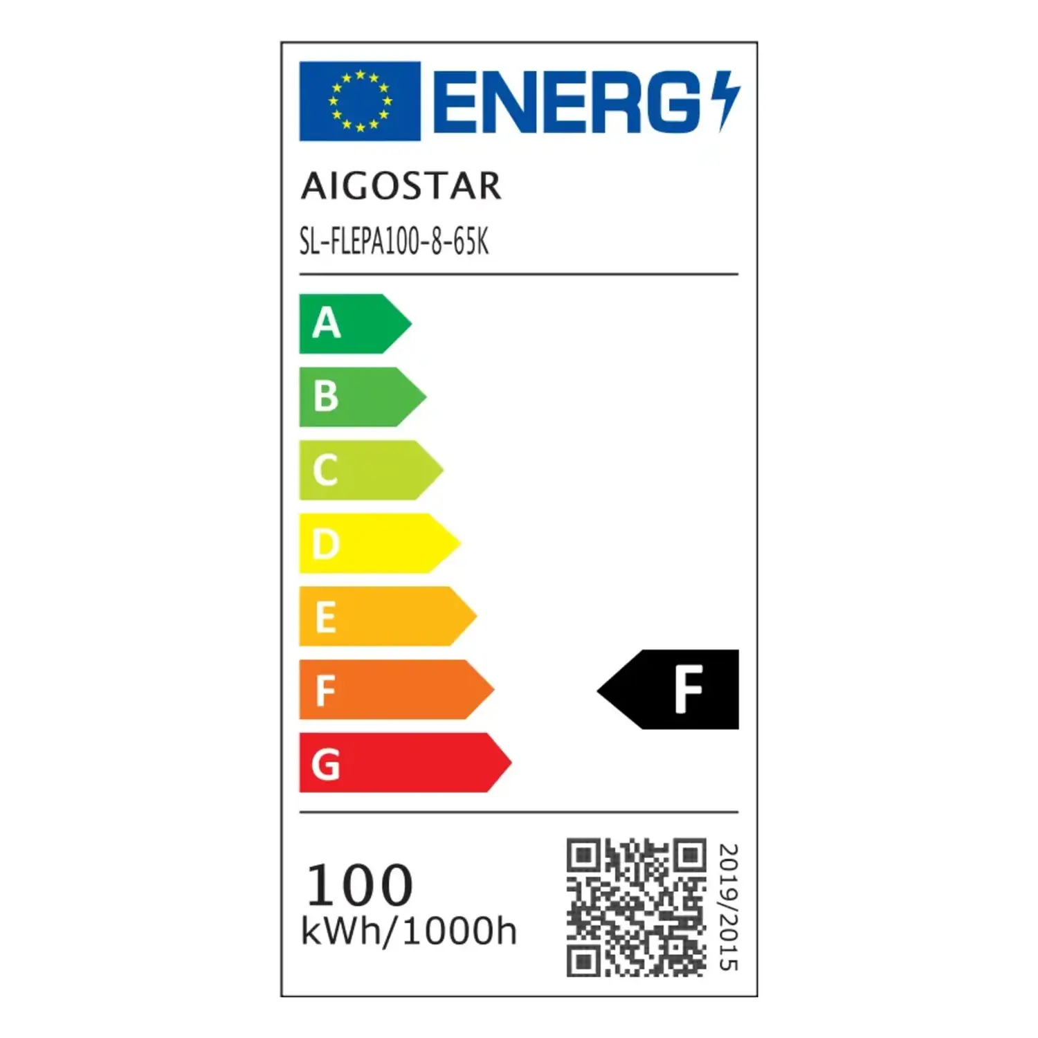 immagine Set 4x Faro Proiettore LED 100W Slim IP65 9000lm Bianco Freddo 6500K 4 Pezzi
