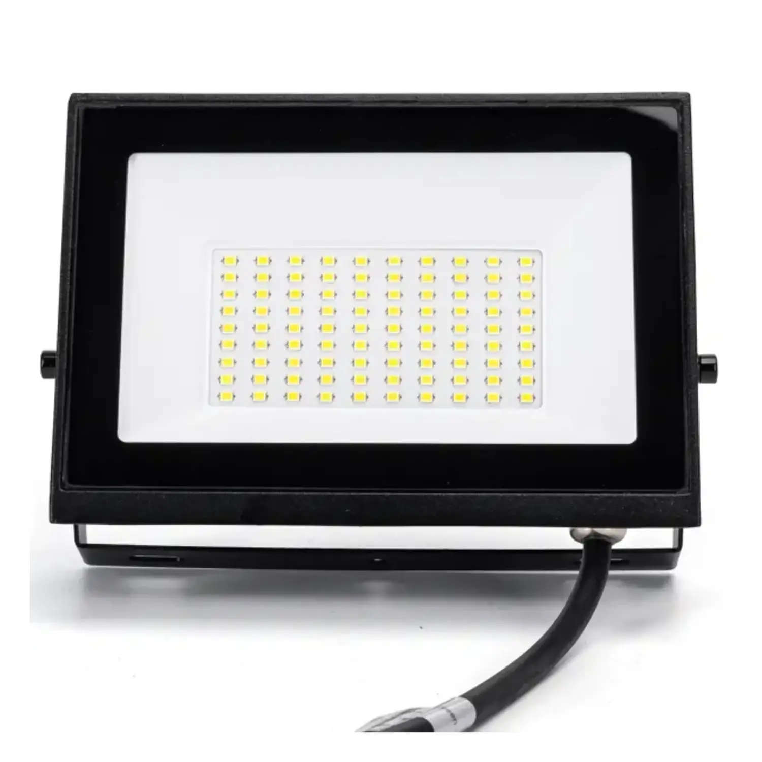 immagine Set 4x Faro LED Proiettore 50W 4500lm 6500K IP65 Slim 4 Pezzi Bianco Freddo