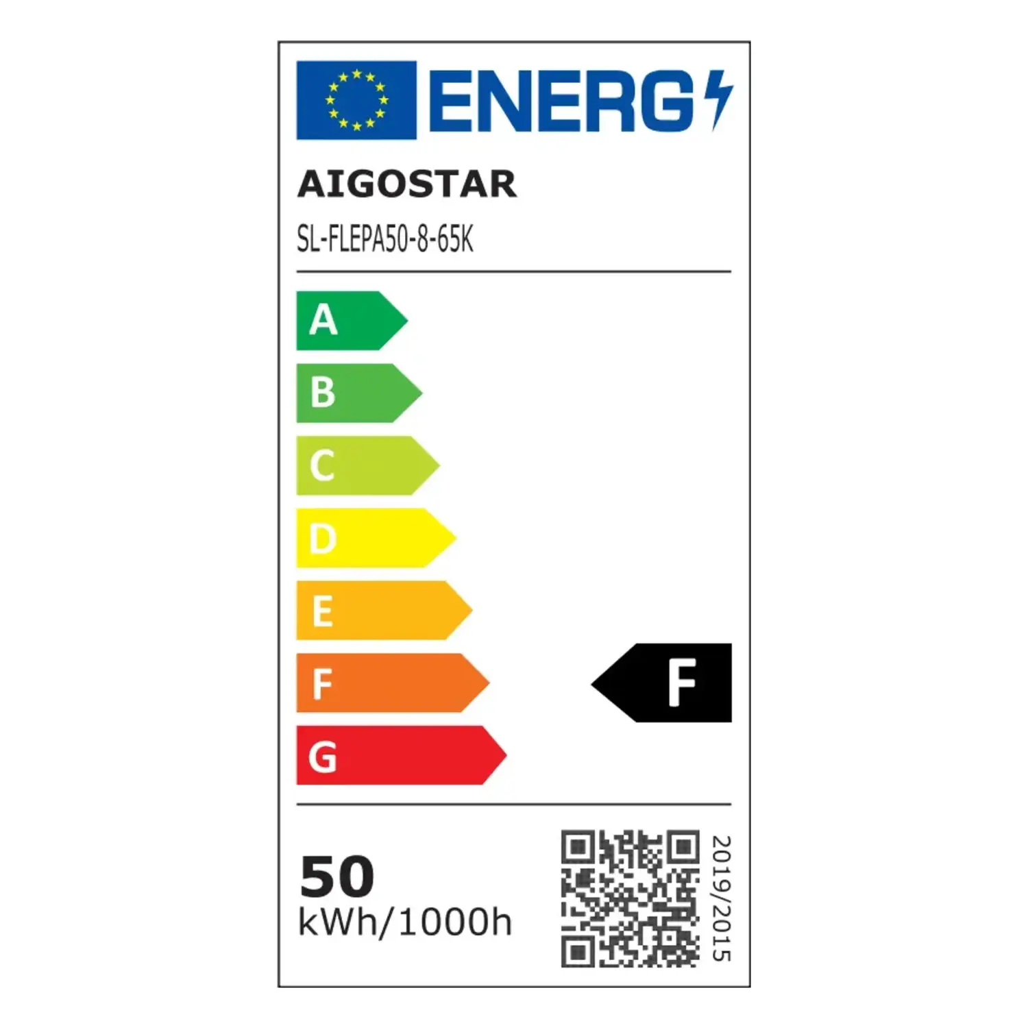 immagine Set 4x Faro LED Proiettore 50W 4500lm 6500K IP65 Slim 4 Pezzi Bianco Freddo