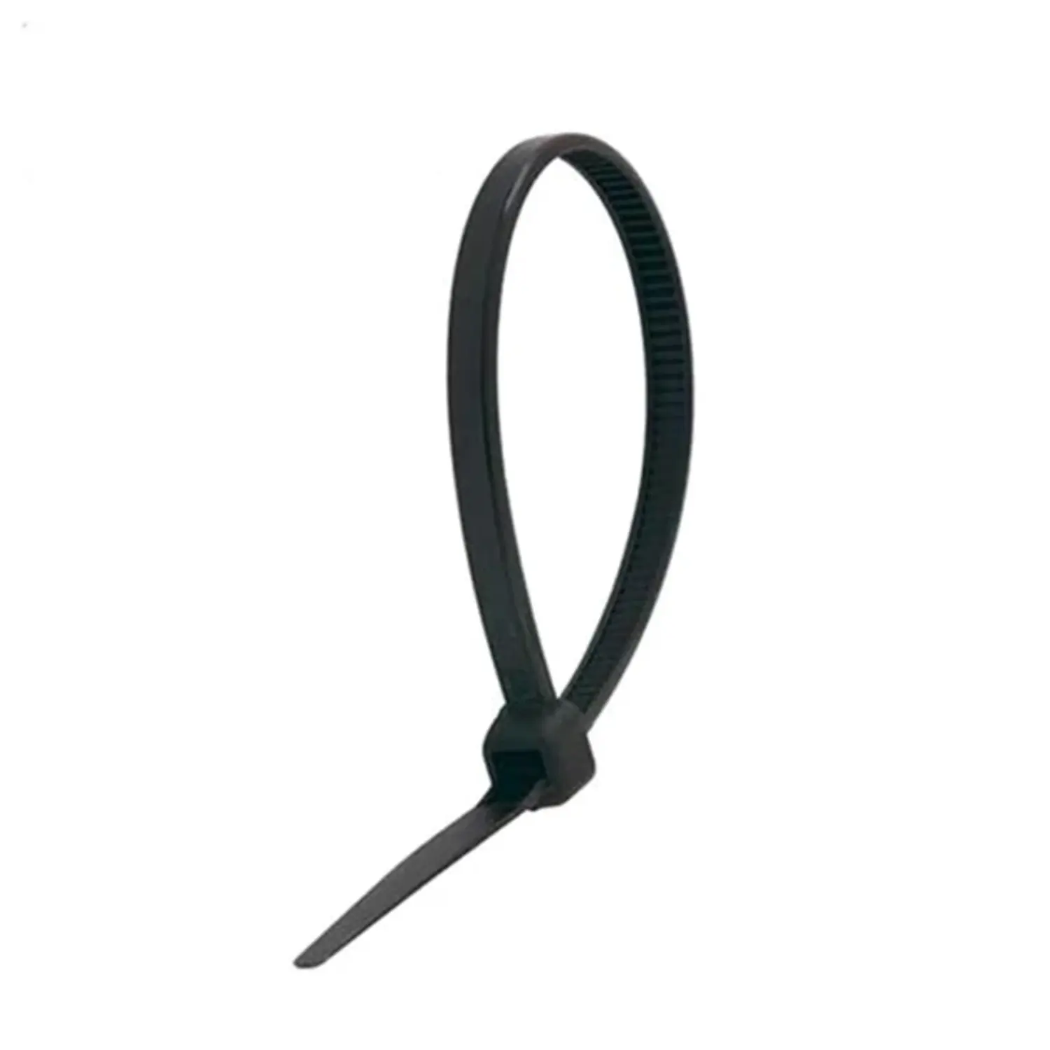 immagine del prodotto fascetta nylon elettricista cablaggio fili elettrici 200x4,8mm nero 100 pezzi