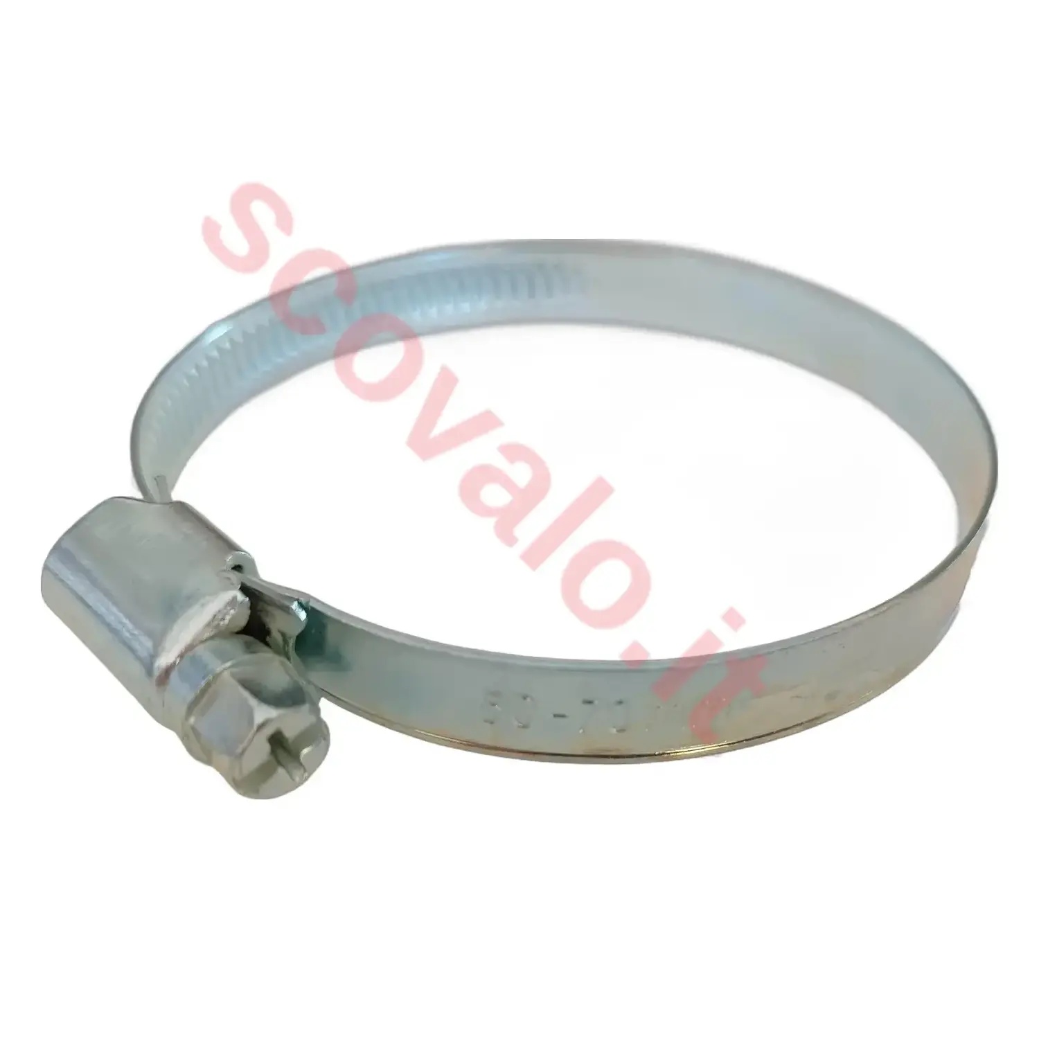 immagine fascetta stringitubo zincata per tubo 50x70 mm fascia 9mm w1