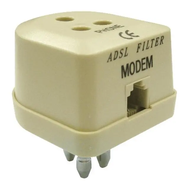 immagine del prodotto filtro adsl con spina tripolare vecchio modello wnt 97526