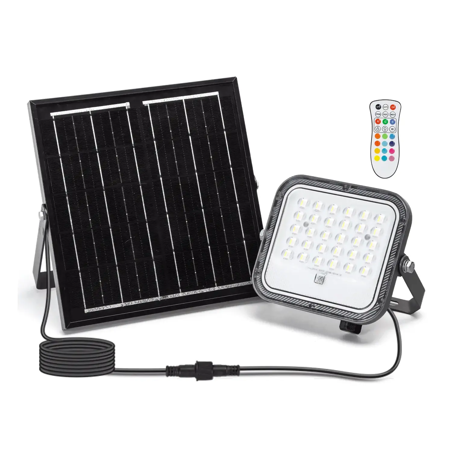 immagine del prodotto Flood light faretto solare 2m 50W RGB serie 09