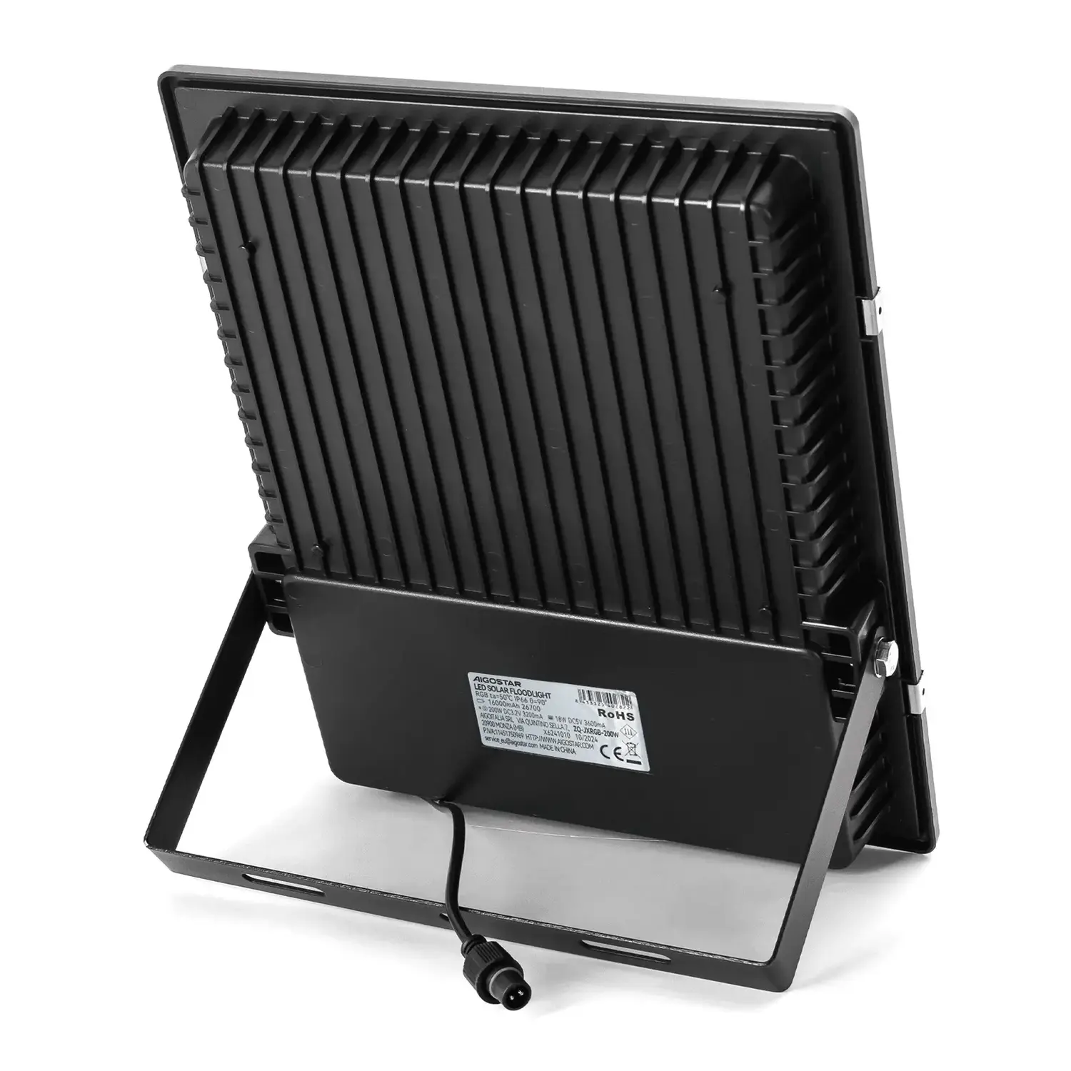 immagine Flood light faretto solare 5m 200W RGB serie 08