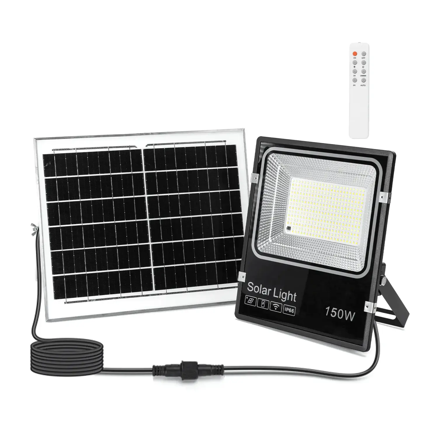 immagine del prodotto Flood light solare 5m 150W CCT serie 08