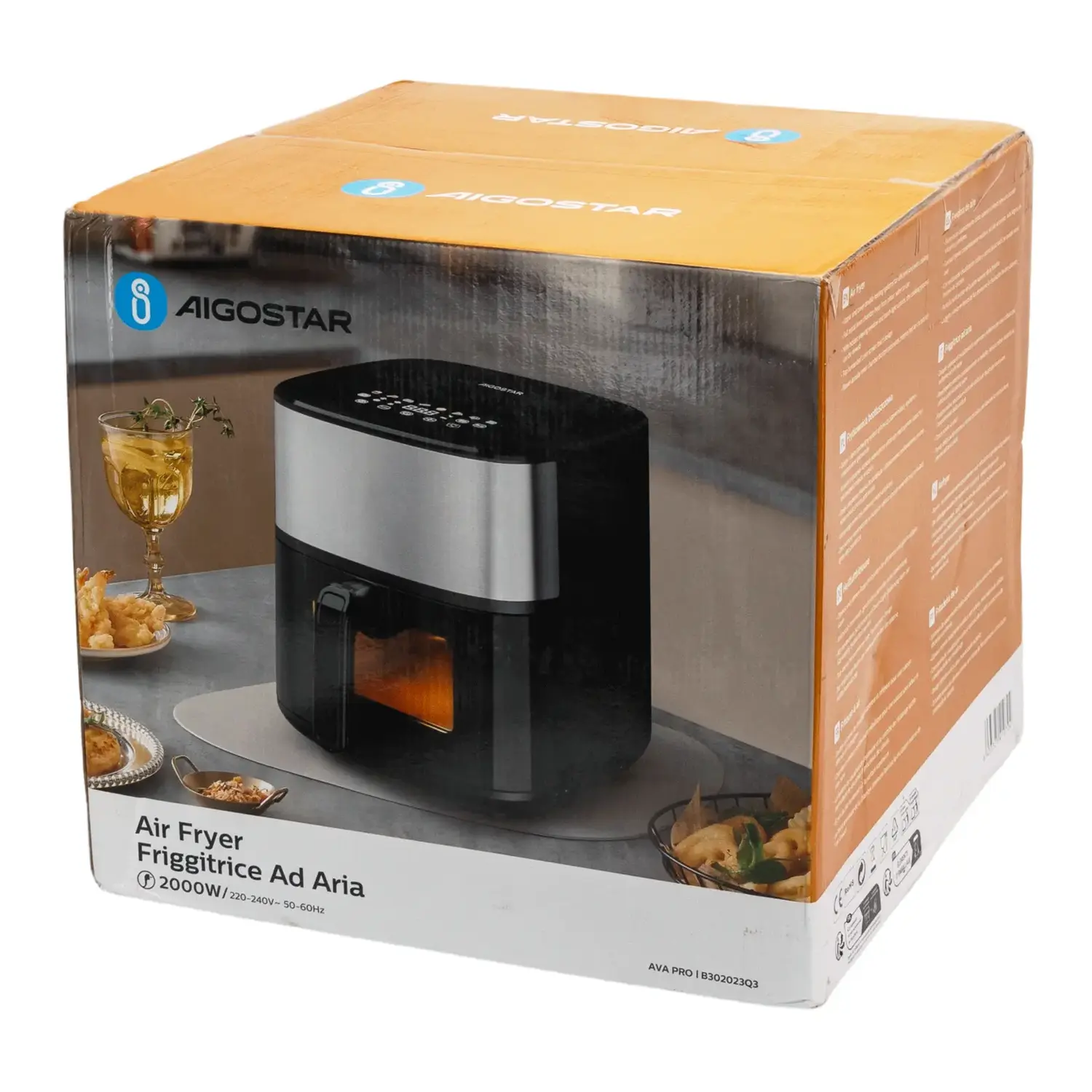 immagine Friggitrice ad aria 2000W 8L