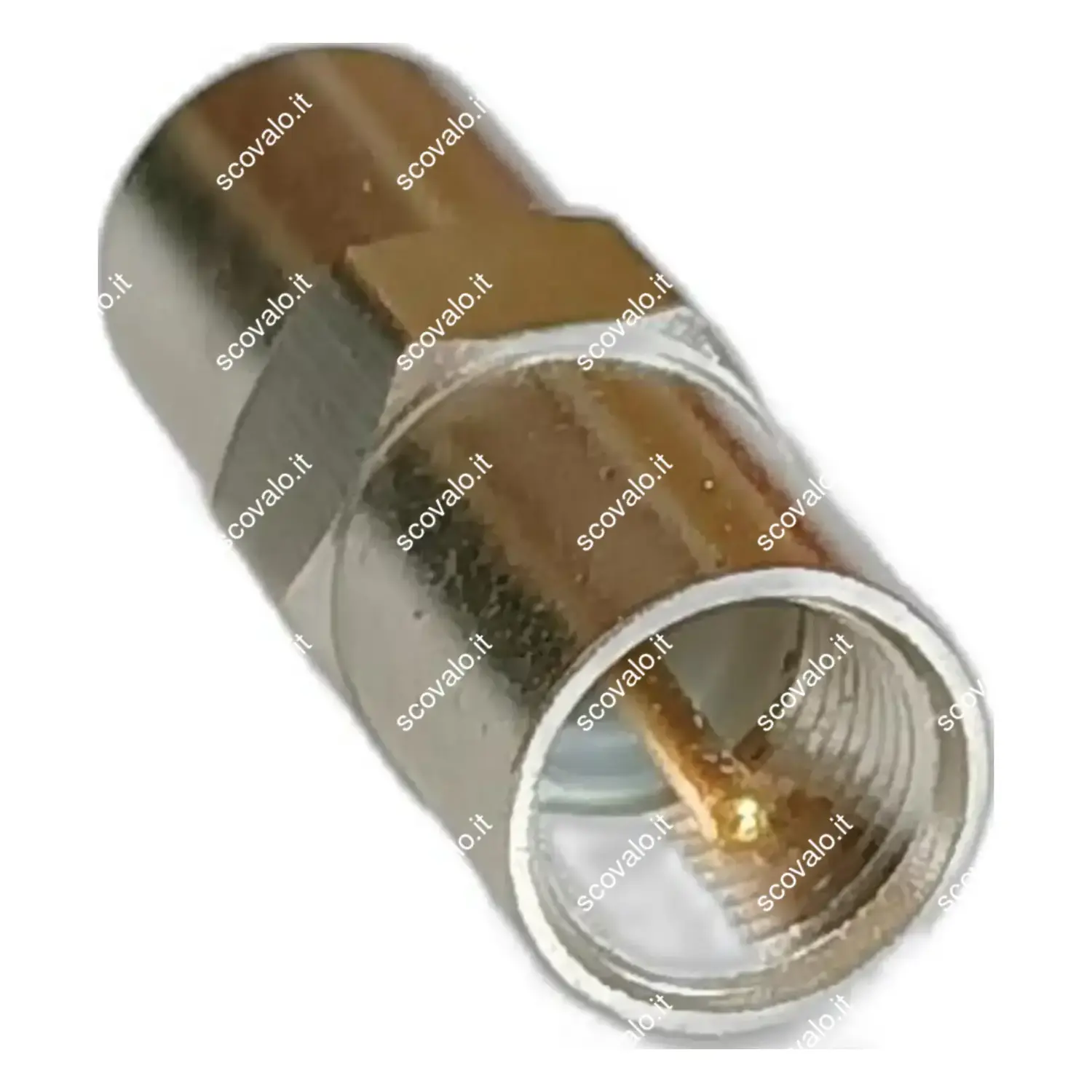 immagine giunto spina fme con perno dorato connettore fme cavo antenna