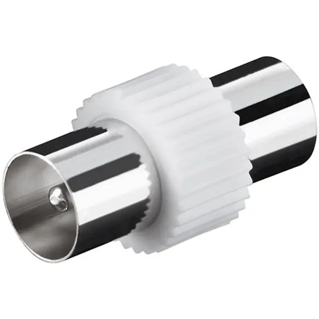 immagine del prodotto giunto spinotto tv 9,5 mm antenna maschio bianco wnt 11535