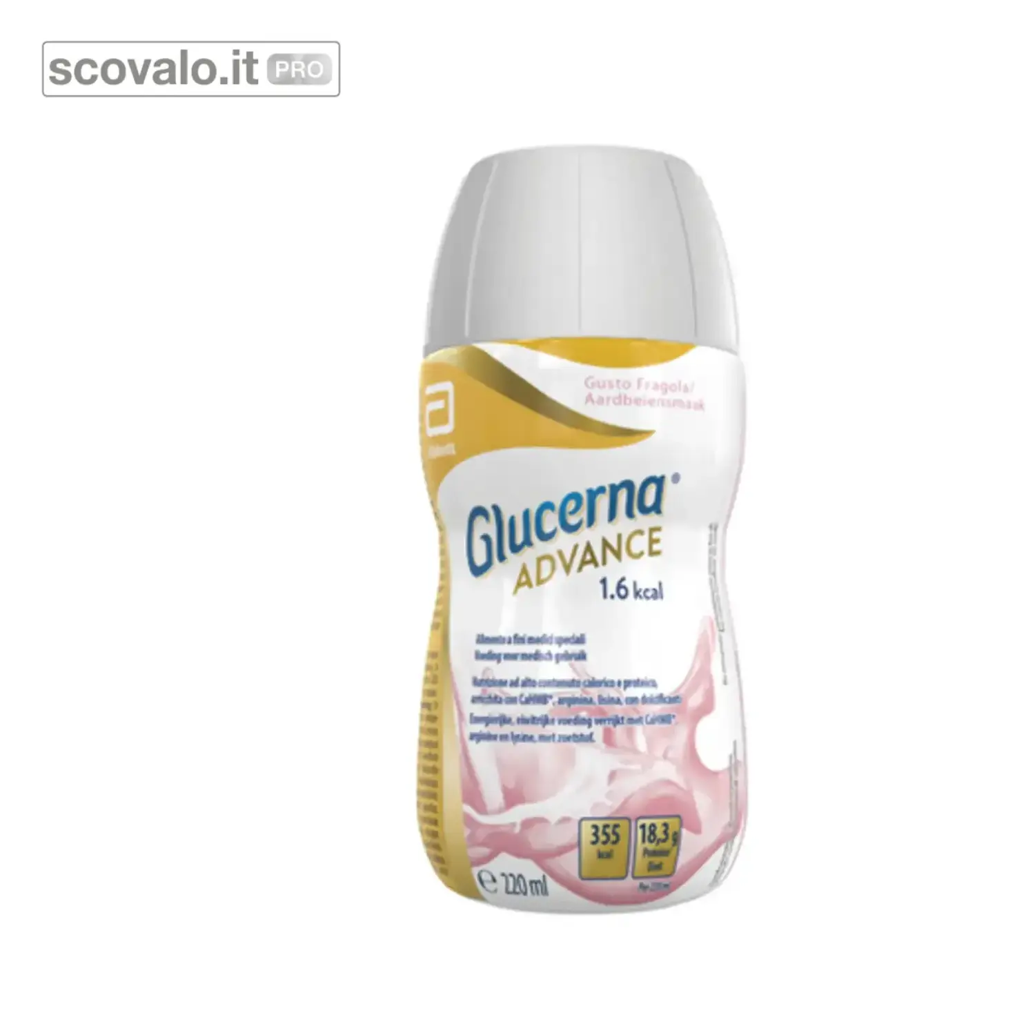 immagine del prodotto Glucerna Advance Fragola 220ml - Nutrizione Medica Speciale