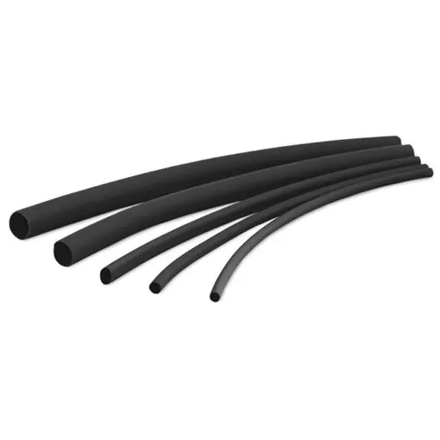 immagine del prodotto guaina termoretraibile diametro nero 6,40 mm 1 mt var 072870