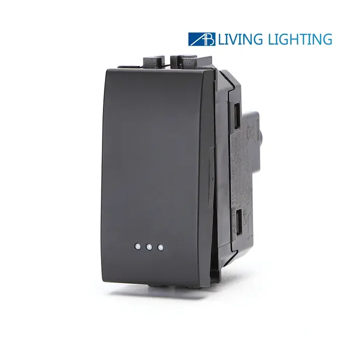 immagine compatibile bticino livinglight living international deviatore nero