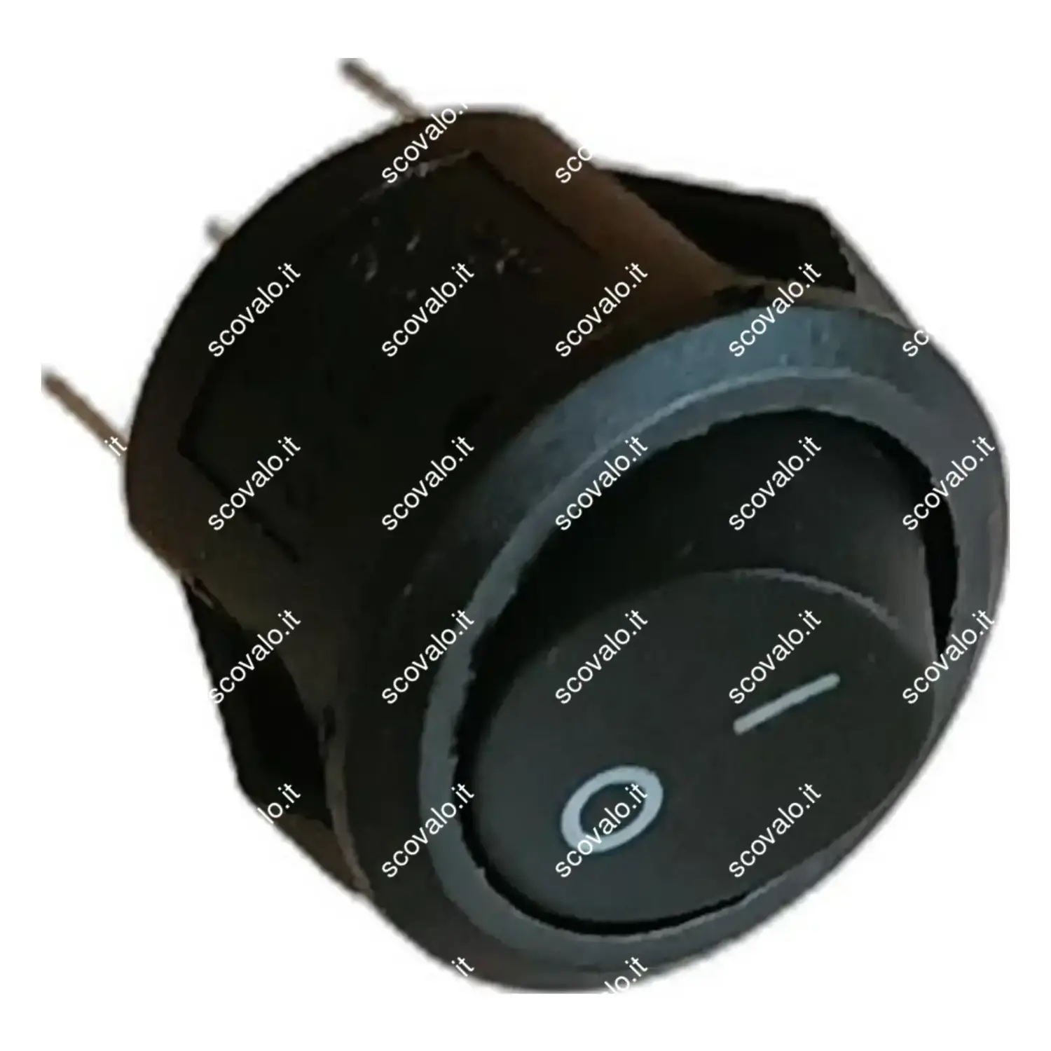 immagine del prodotto interruttore bilanciere miniatura 0-1 foro 15mm nero