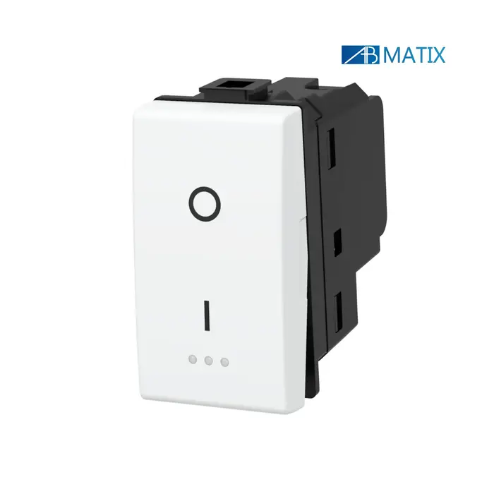 immagine del prodotto compatibile bticino matix interruttore bipolare 0-1 bianco