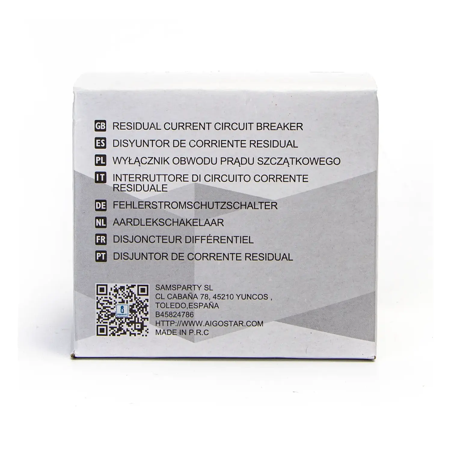 immagine Interruttore differenziale 4P 25A 30mA AC  grigio