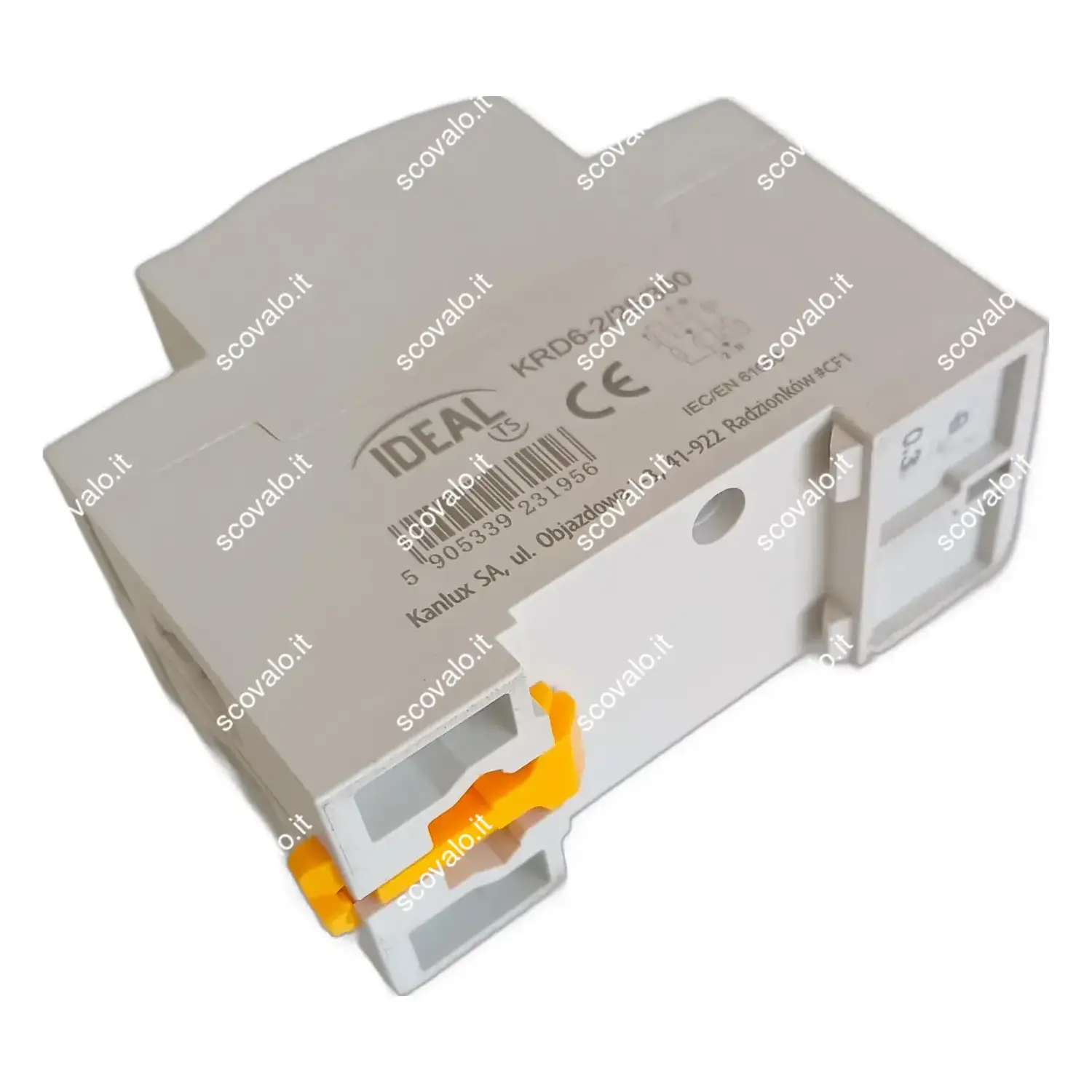 immagine interruttore differenziale puro 300mA 0.3A salvavita tipo AC 25a