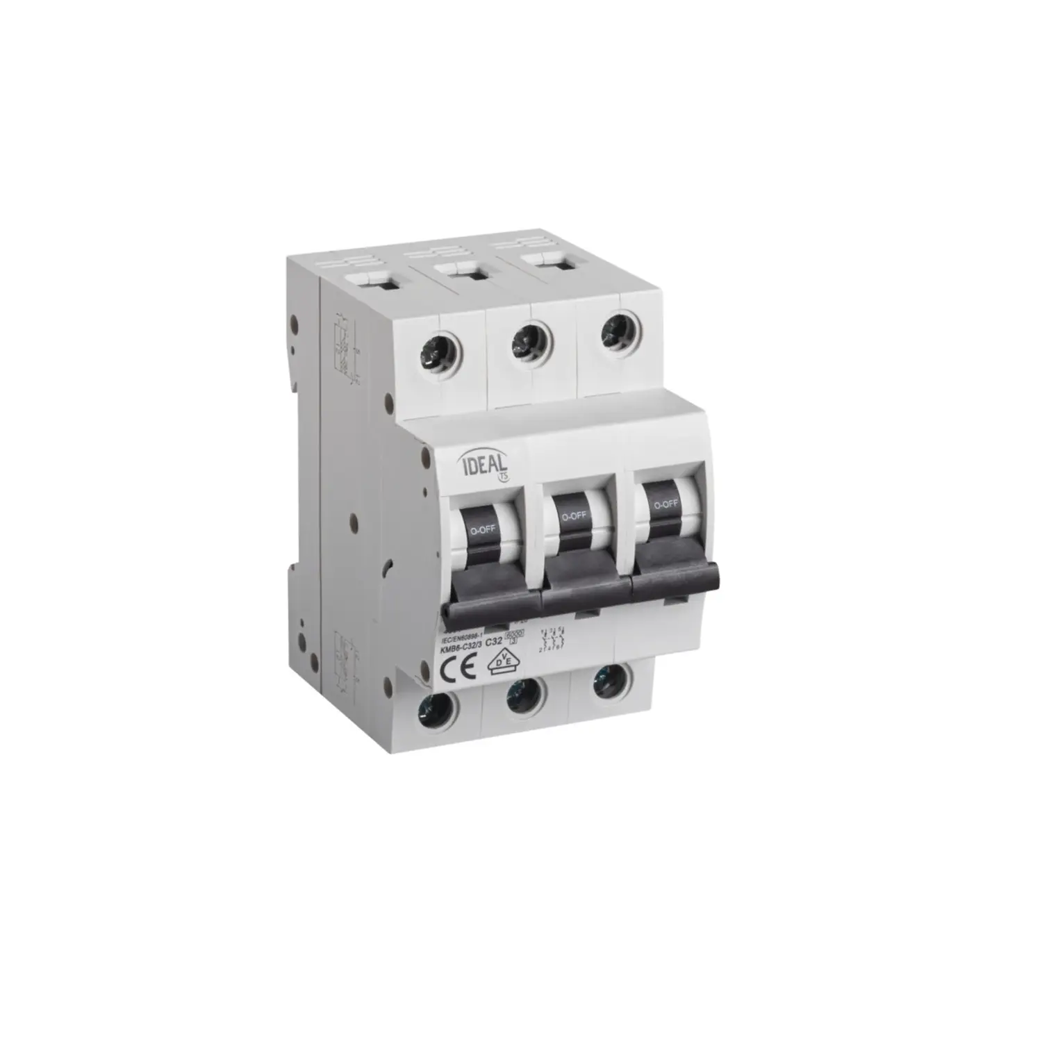 immagine del prodotto interruttore magnetotermico 6ka 3p trifase 400v cortocircuito din 32a 3 moduli