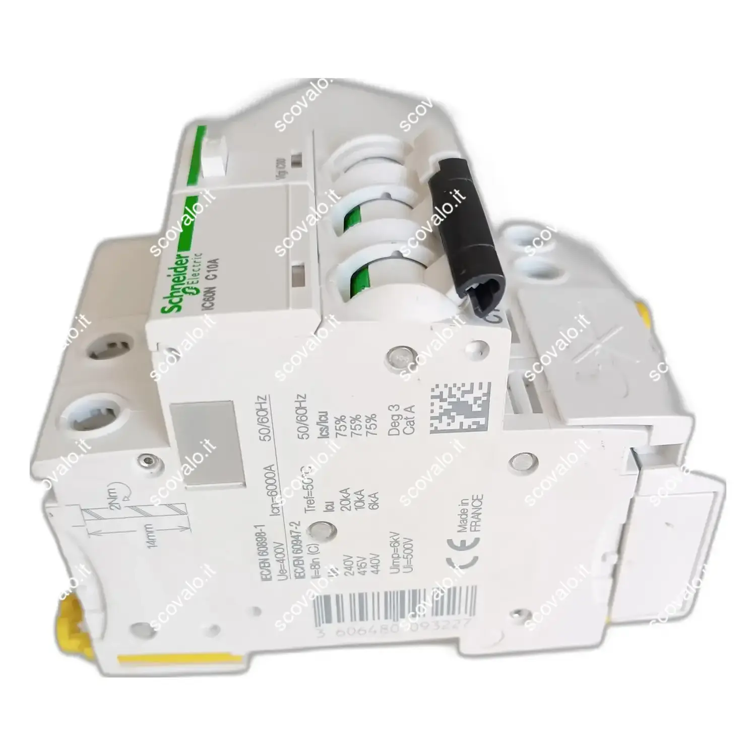 immagine schneider interruttore magnetotermico differenziale c10A + vigi 30mA usato