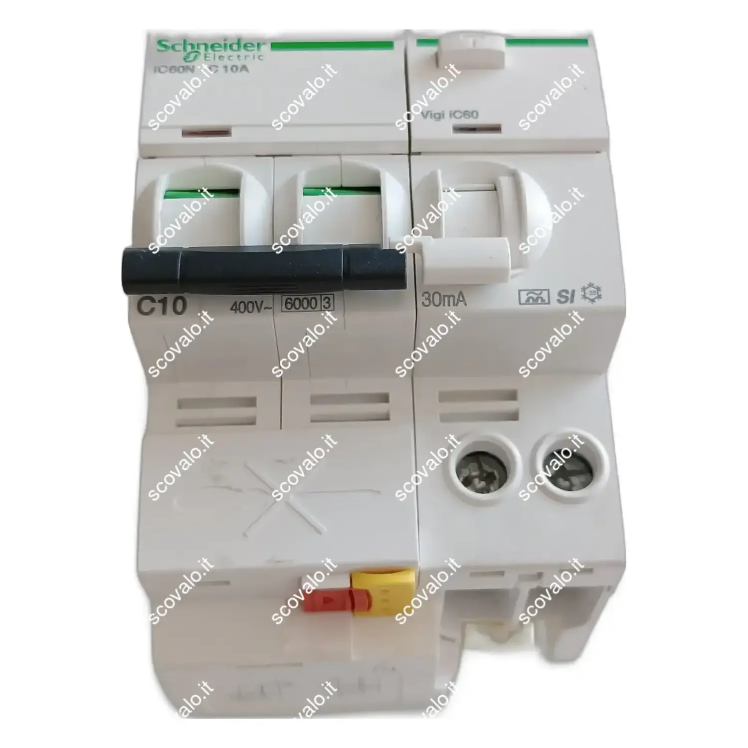 immagine schneider interruttore magnetotermico differenziale c10A + vigi 30mA usato