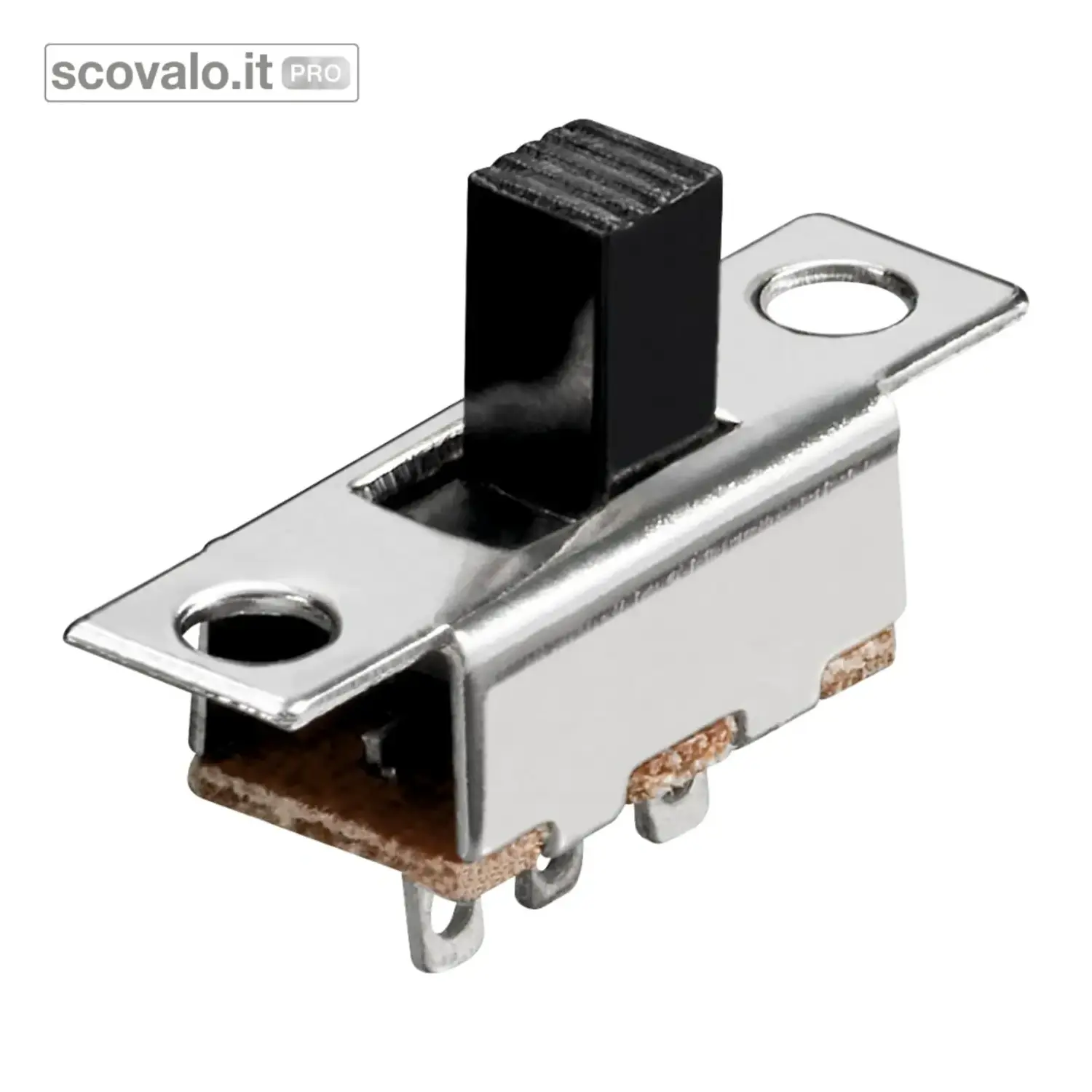 immagine del prodotto Interruttore Scorrevole 3 Poli 1xUM 150V 100mA Slitta 19.5mm Argento