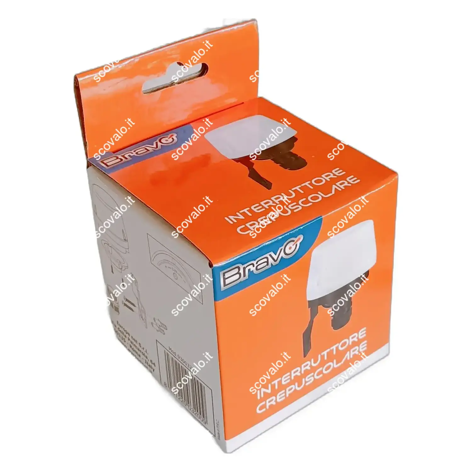 immagine sensore interruttore crepuscolare da esterno regolabile IP44