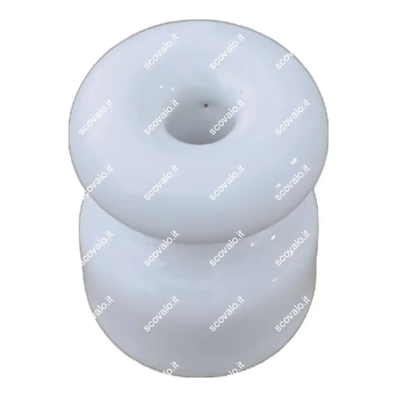 immagine isolatore porcellana ceramica cavi trecciati diametro 18mm cavo treccia nottolino