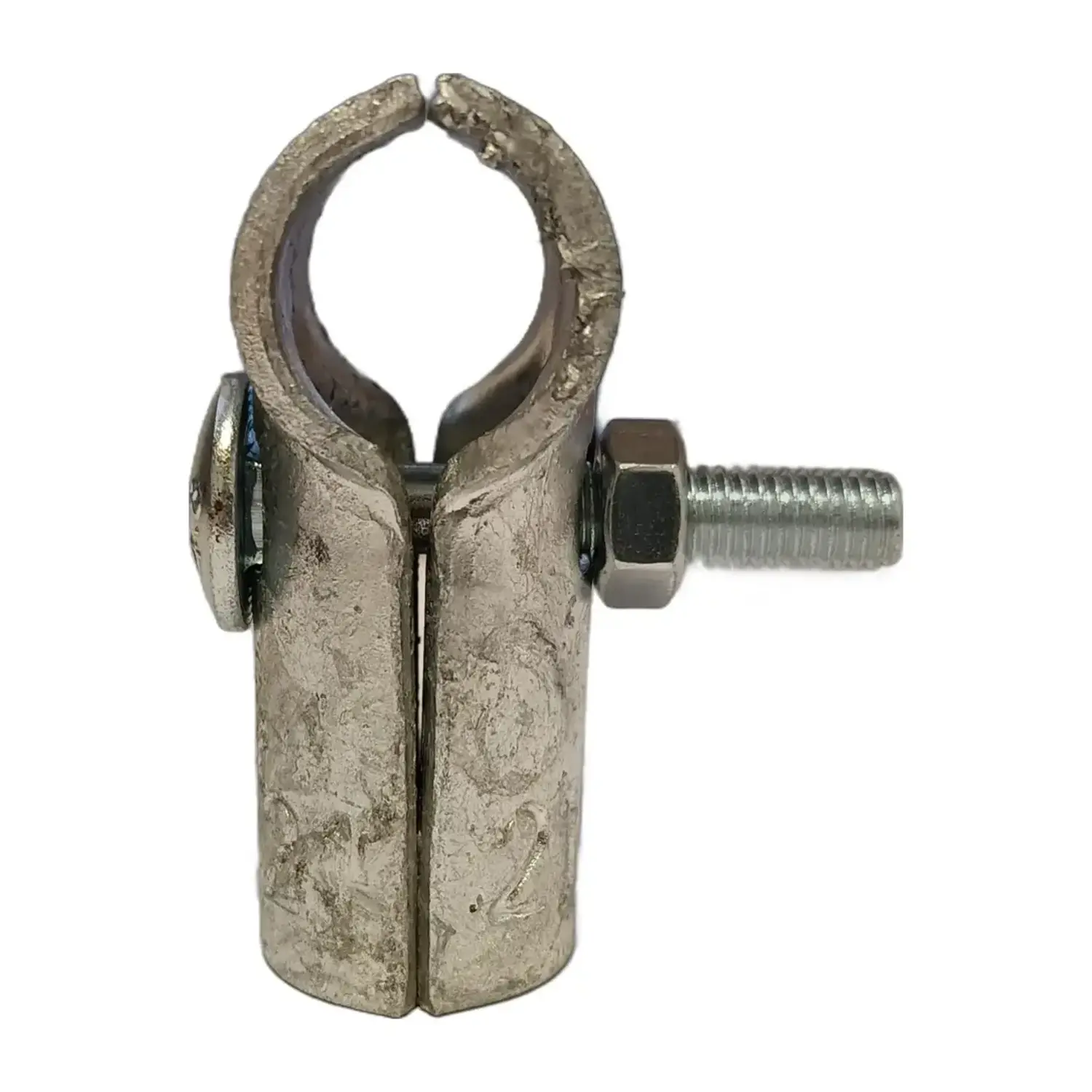 immagine KIT 10 Pezzi Morsetto a T per Serre 21mm 1/2" Giunto Tubo Acciaio Zincato