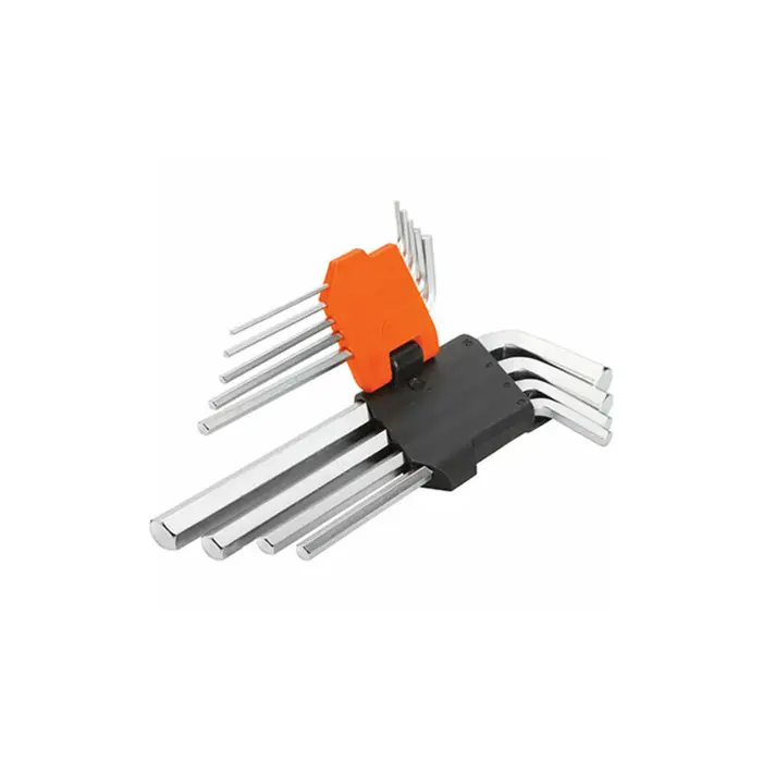 immagine del prodotto kit chiavi esagonali  da 1.5, 2, 2.5, 3, 4, 5, 6, 8 e 10 mm gambo lungo