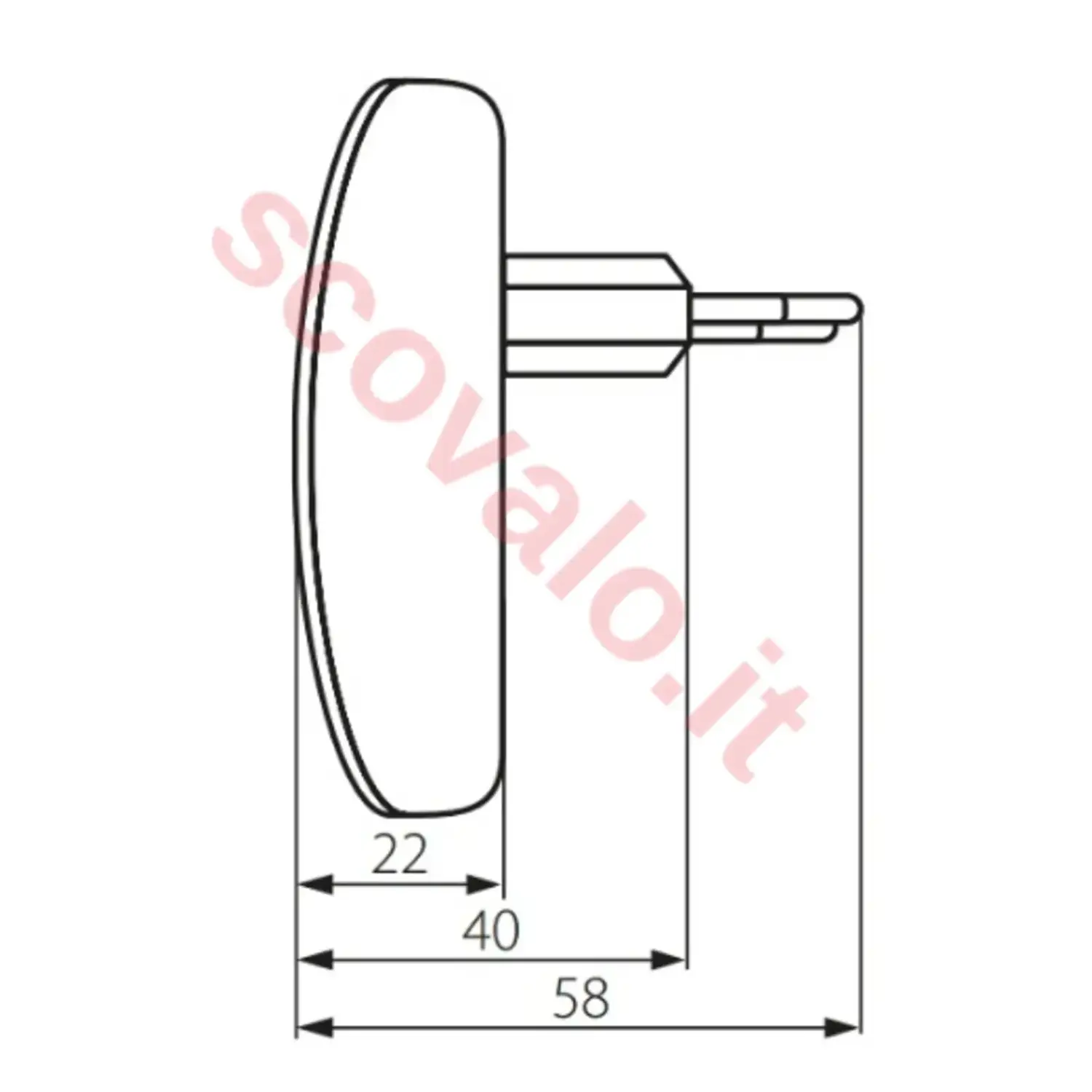 immagine lampada notturna bambini luce notte crepuscolare segna passo 0,36 watt bianco caldo