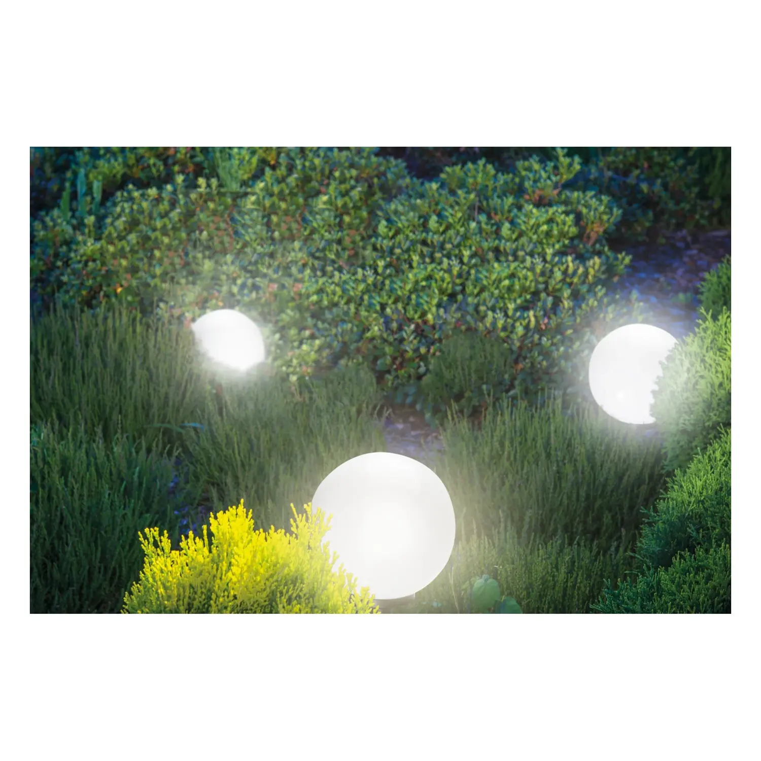 immagine lampada da giardino globo con picchetto e27 470 mm