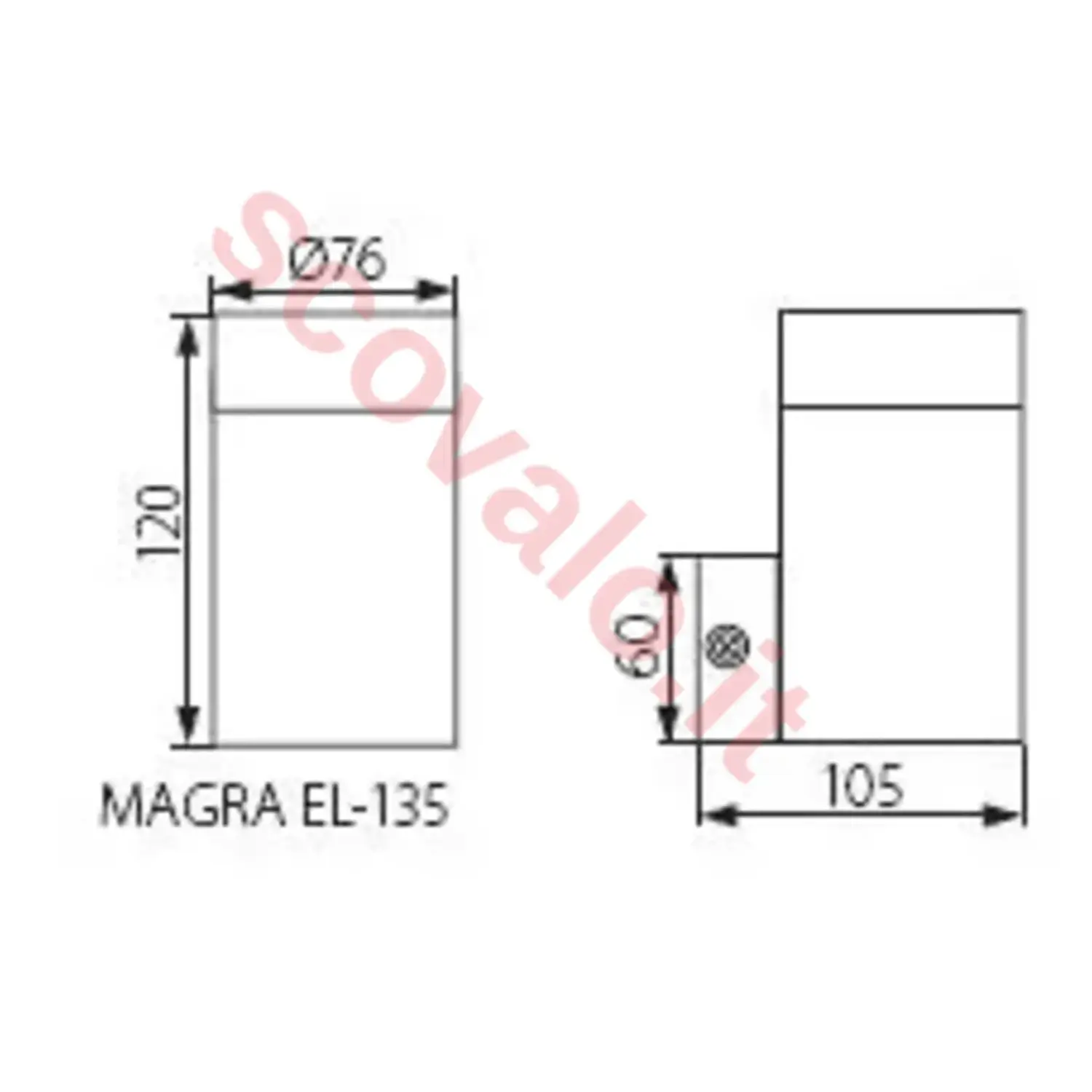 immagine lampada da parete acciaio inox giardino gu10 1 luce