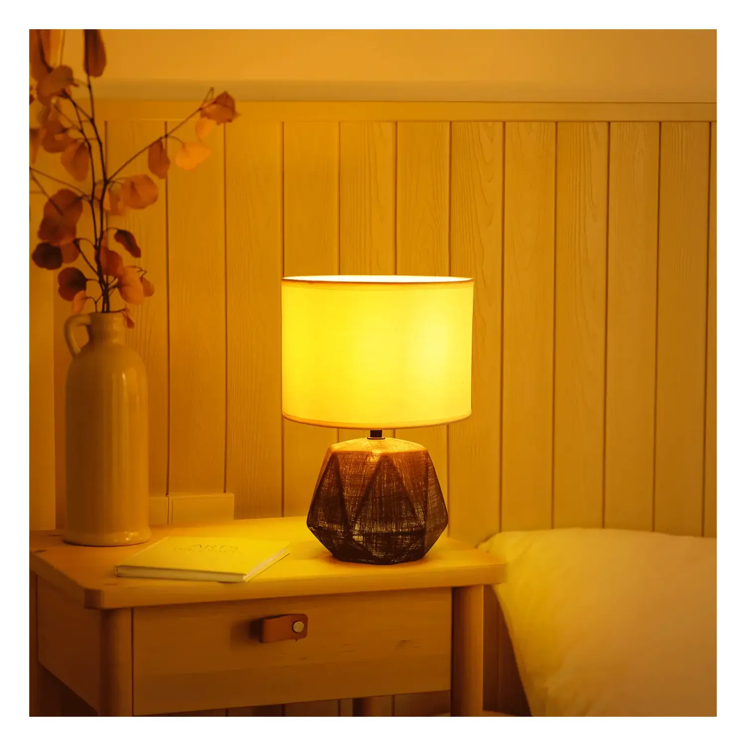 immagine Lampada da tavolo in ceramica (lampadina esclusa) E14