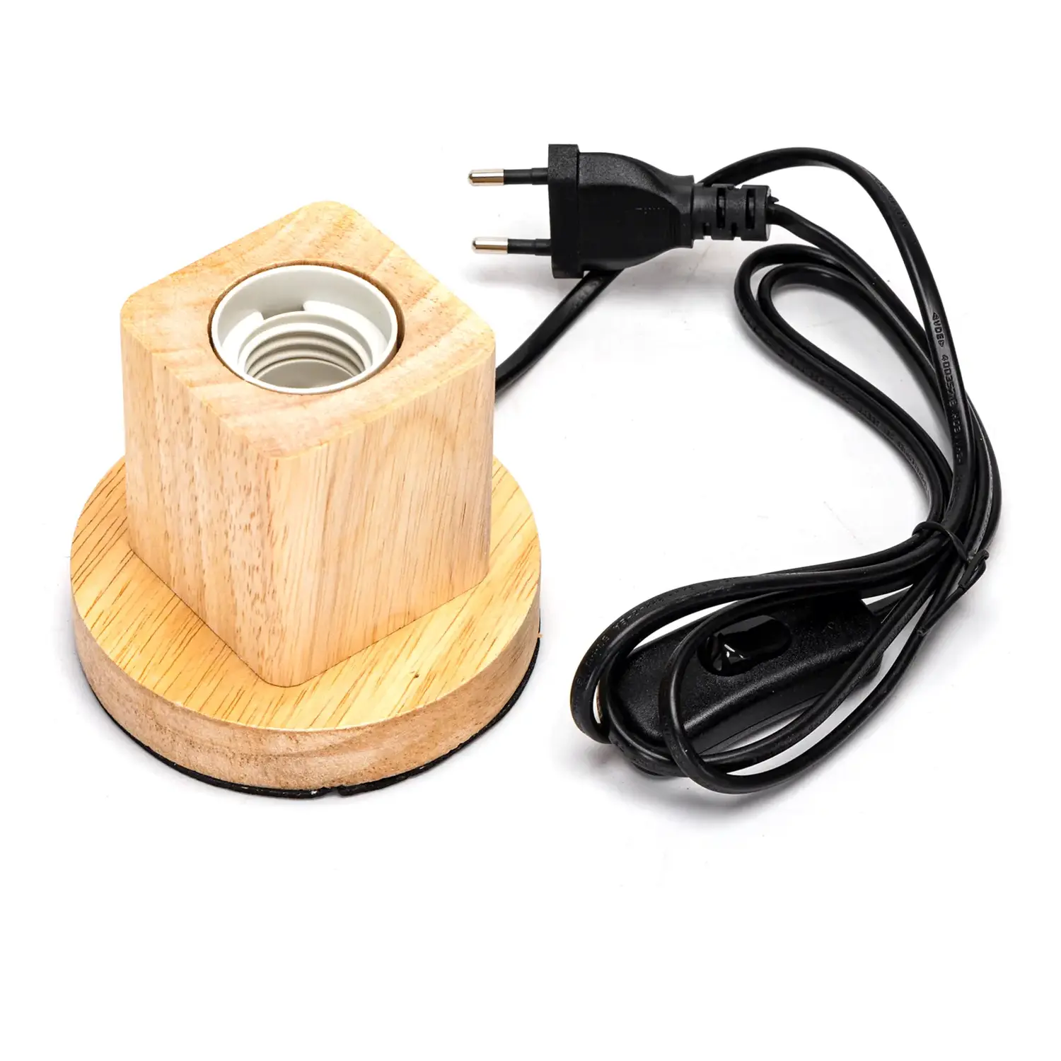 immagine Lampada da tavolo (senza sorgente luminosa)-MAX.60W-E27-Di legno