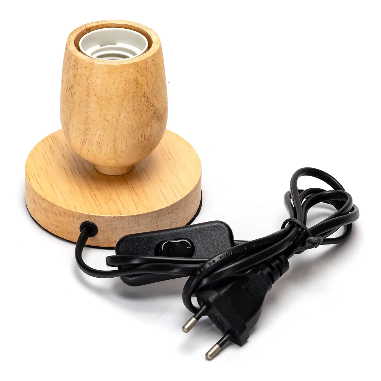 immagine Lampada da tavolo (senza sorgente luminosa)-MAX.60W-E27-Di legno