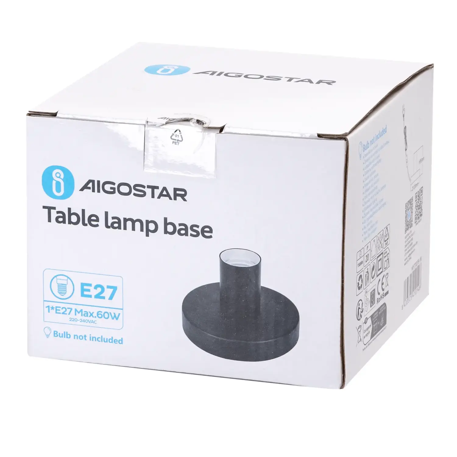 immagine Lampada da tavolo (senza sorgente luminosa)-MAX.60W-E27-Ferro