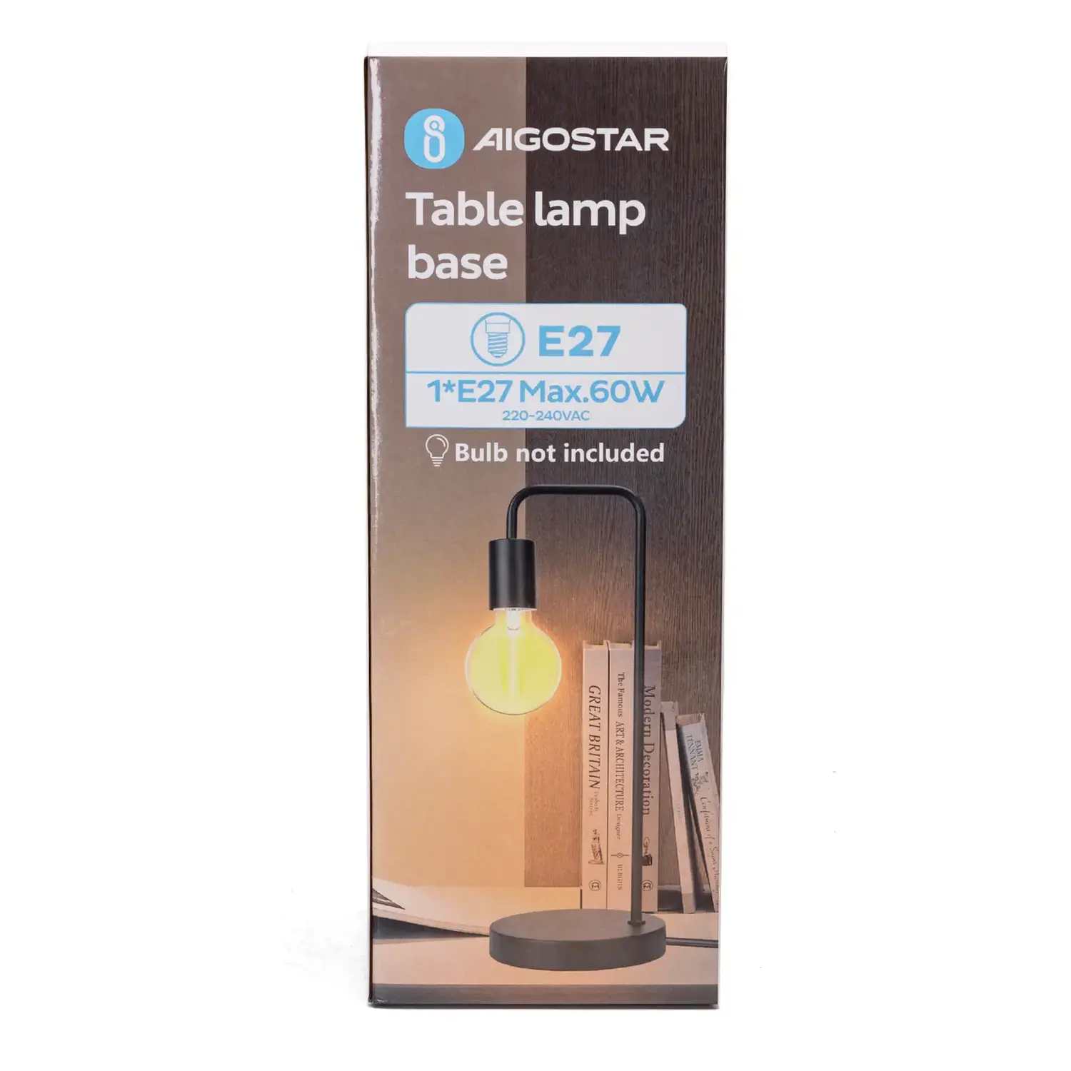 immagine Lampada da tavolo (senza sorgente luminosa)-MAX.60W-E27-Ferro