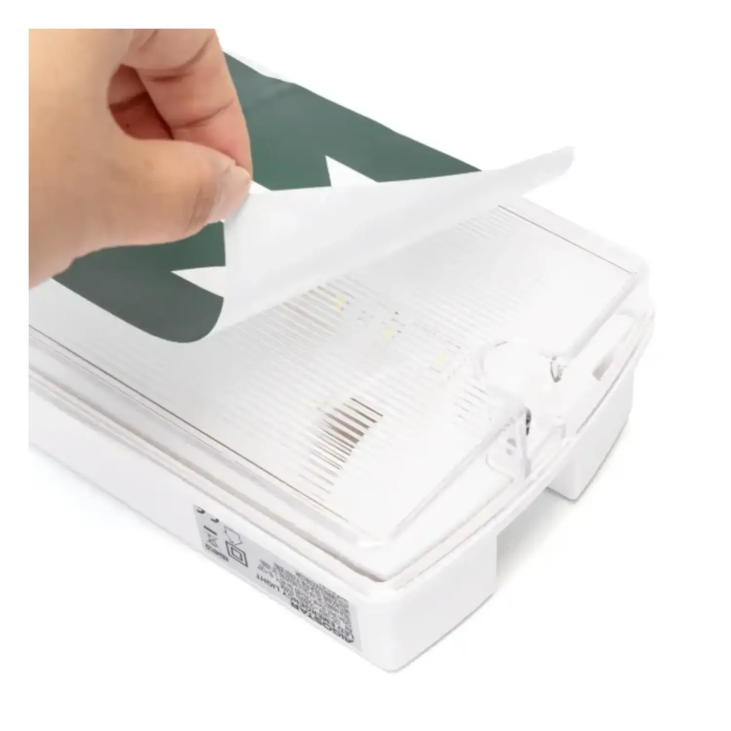 immagine lampada di emergenza a led 4watt luce fredda 6500k 3h IP65