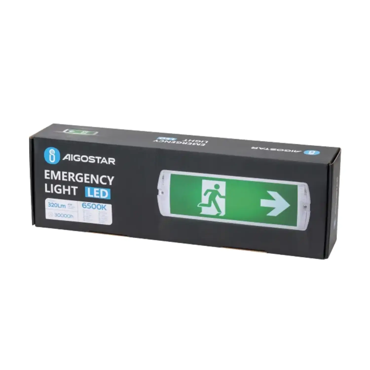 immagine lampada di emergenza a led 4watt luce fredda 6500k 3h IP65