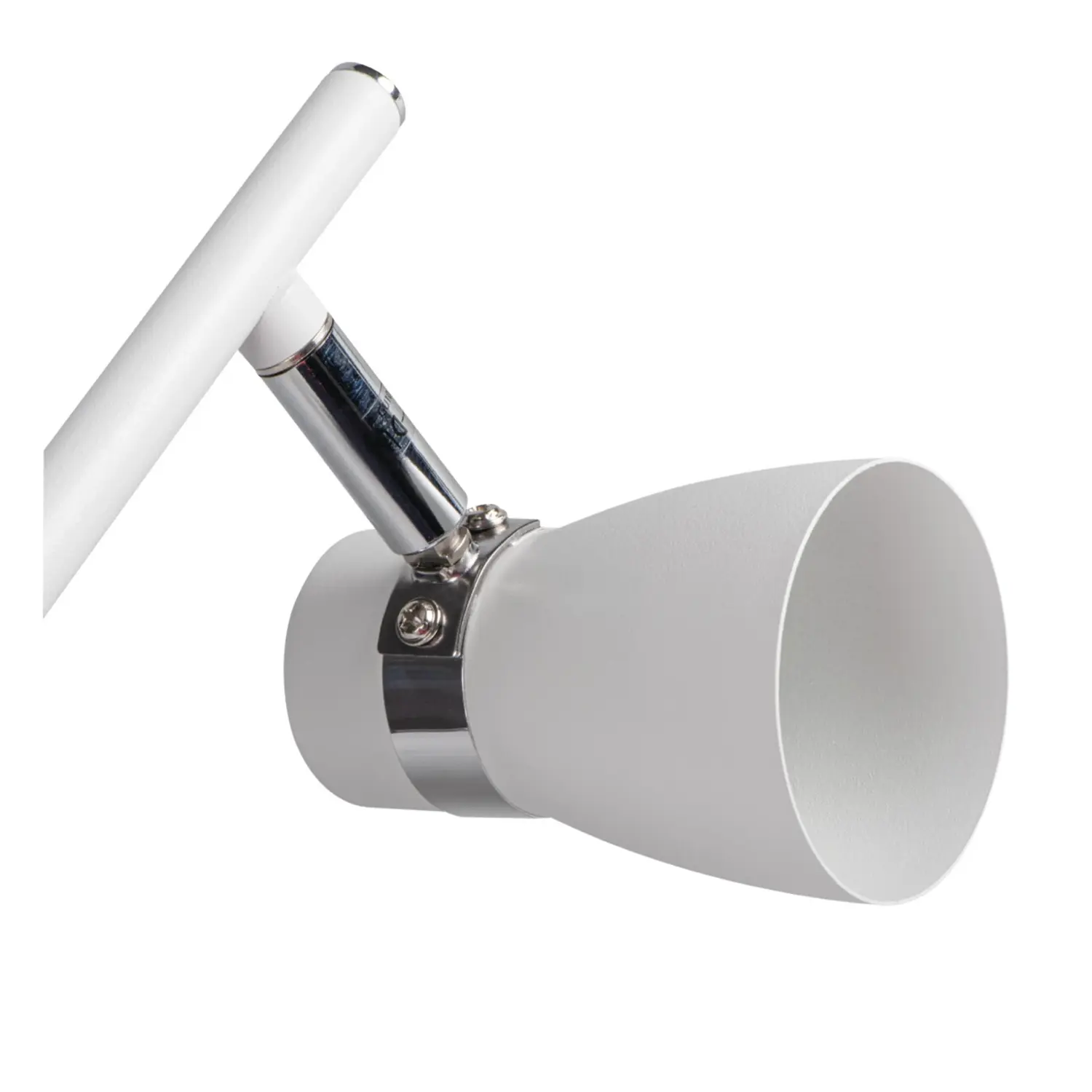 immagine lampada faretto parete soffitto enali gu10 bianco 3 luci orientabile