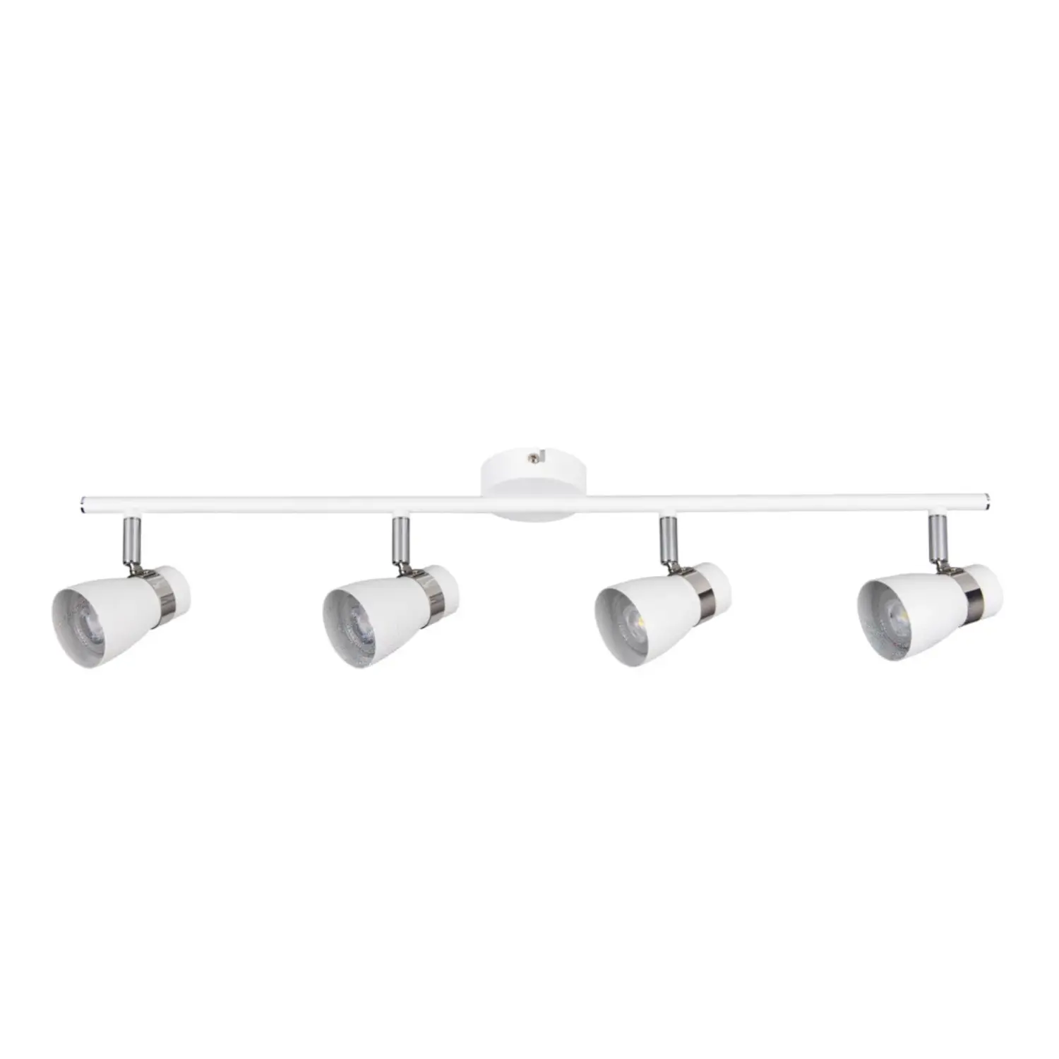 immagine del prodotto lampada faretto parete soffitto gu10 bianco 4 luci orientabile