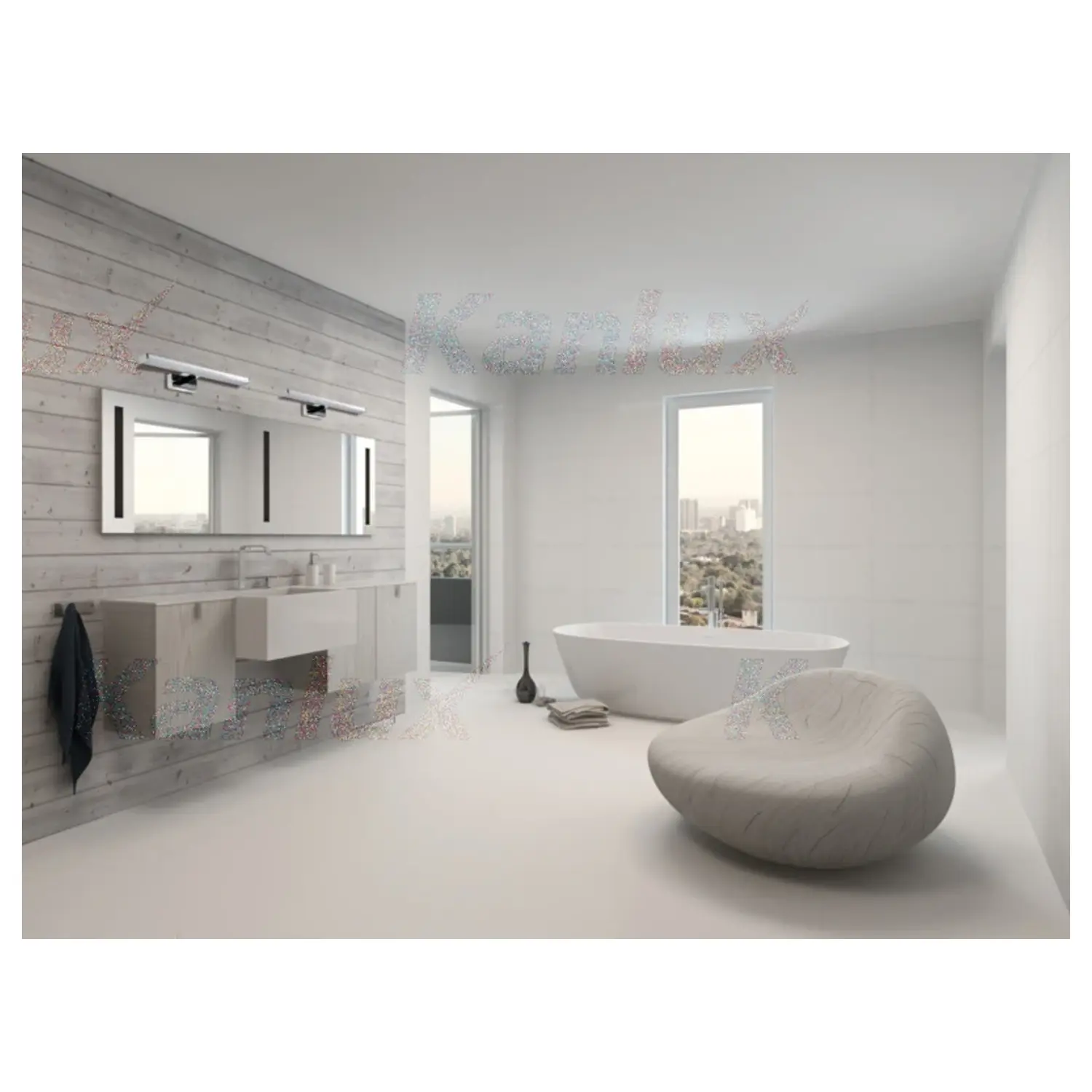 immagine lampada faretto led bagno specchio 8 watt bianco naturale