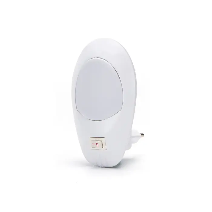 immagine del prodotto lampada led notturna 1 watt sicurezza bambini con interruttore bianco freddo