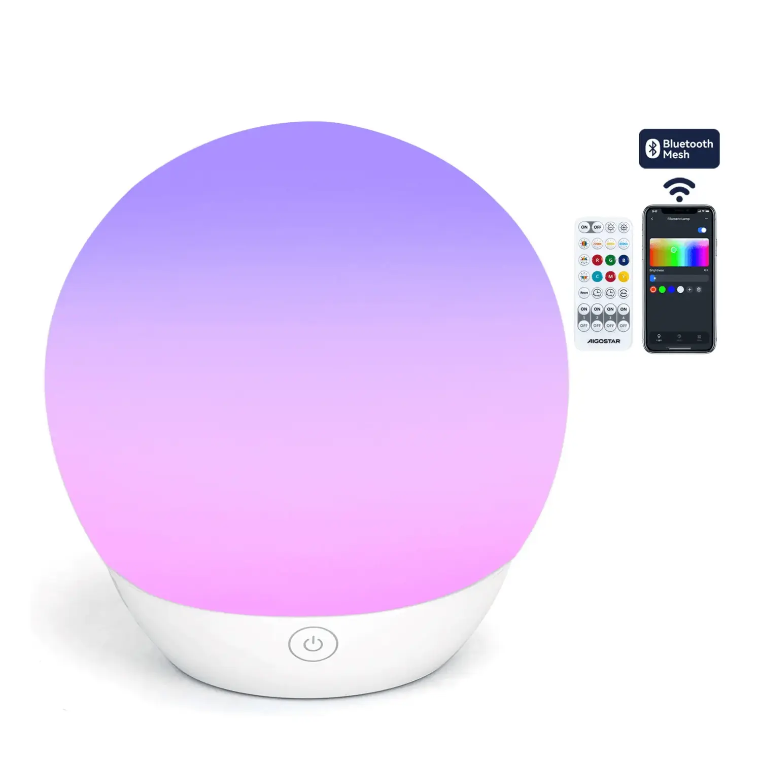 immagine del prodotto Lampada Mirage Smart Bluetooth Mesh 5,5 W RGB+CCT