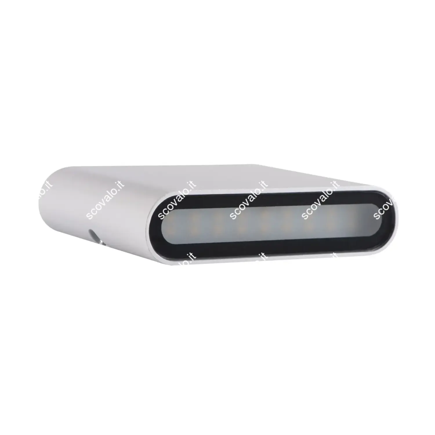 immagine lampada parete led facciata 230v doppia luce 8 watt bianco naturale bianco